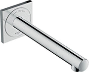 AXOR Uno Electronic basin mixer for concealed installation wall-mounted with spout 221 mm