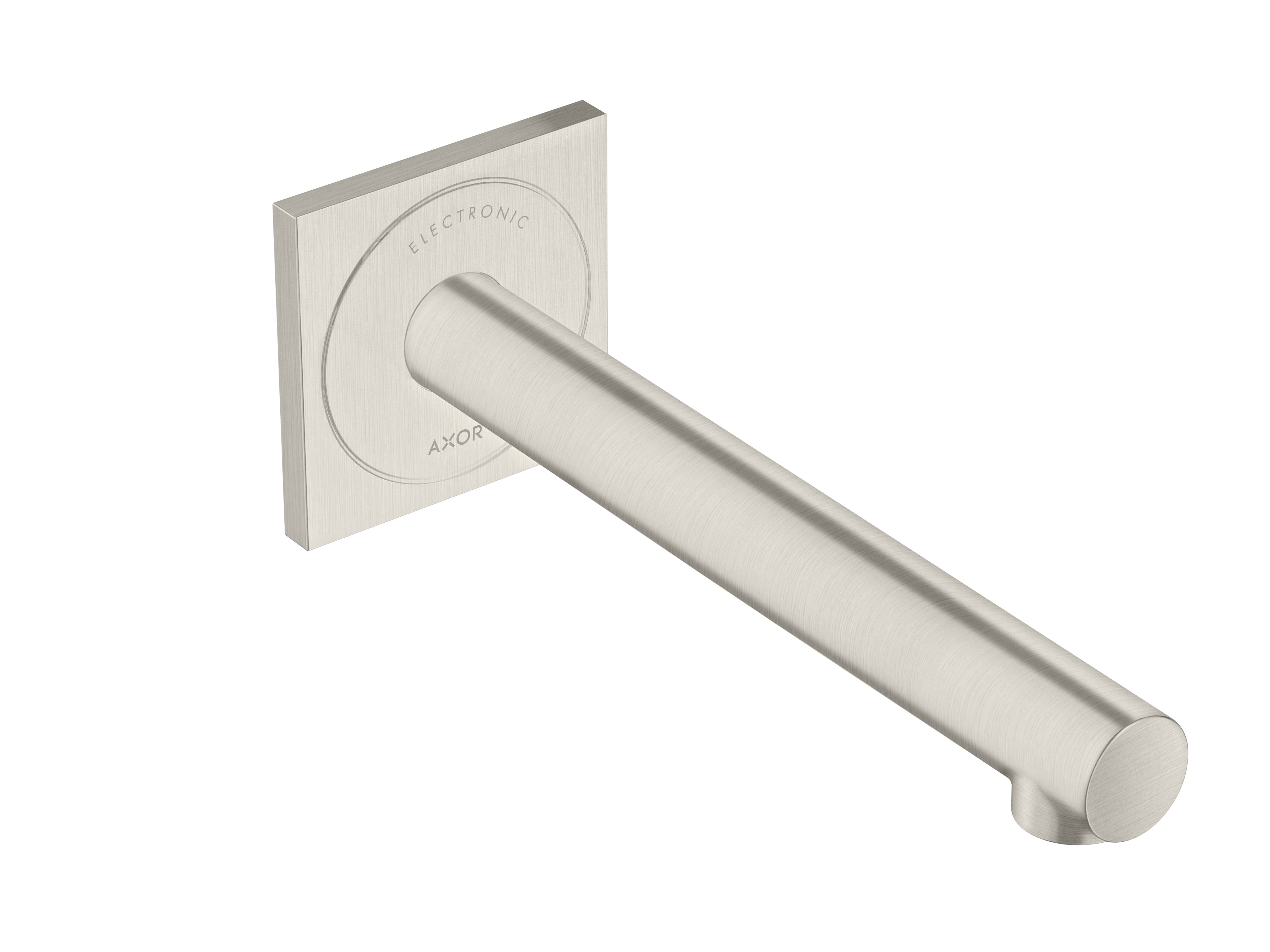 AXOR Uno Electronic basin mixer for concealed installation wall-mounted with spout 221 mm