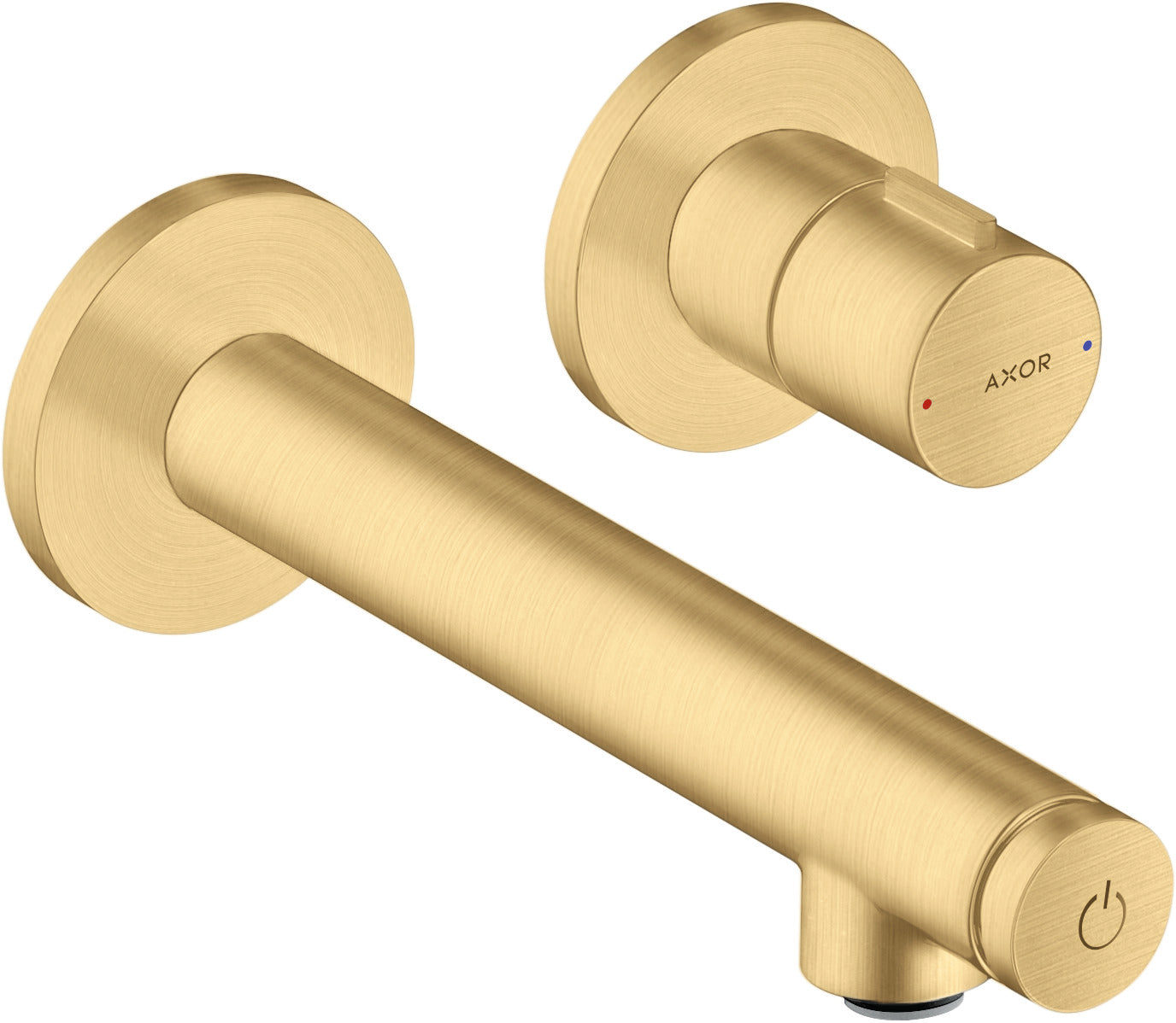 AXOR Uno Basin mixer for concealed installation wall-mounted Select with spout 158 mm