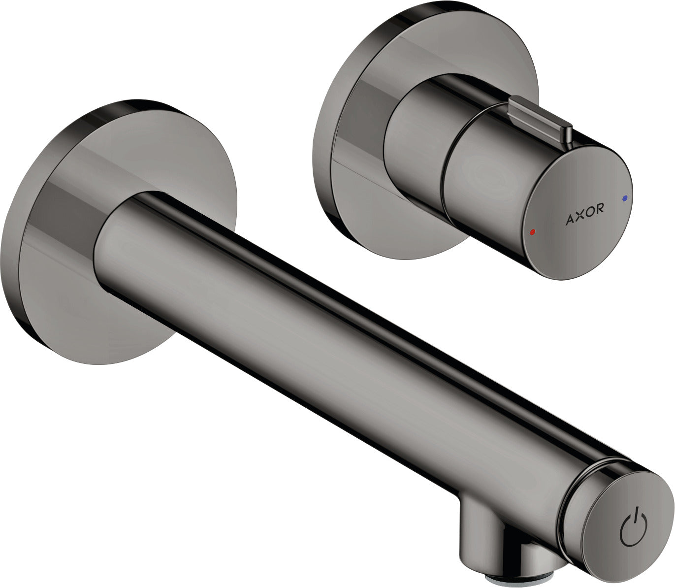 AXOR Uno Basin mixer for concealed installation wall-mounted Select with spout 158 mm