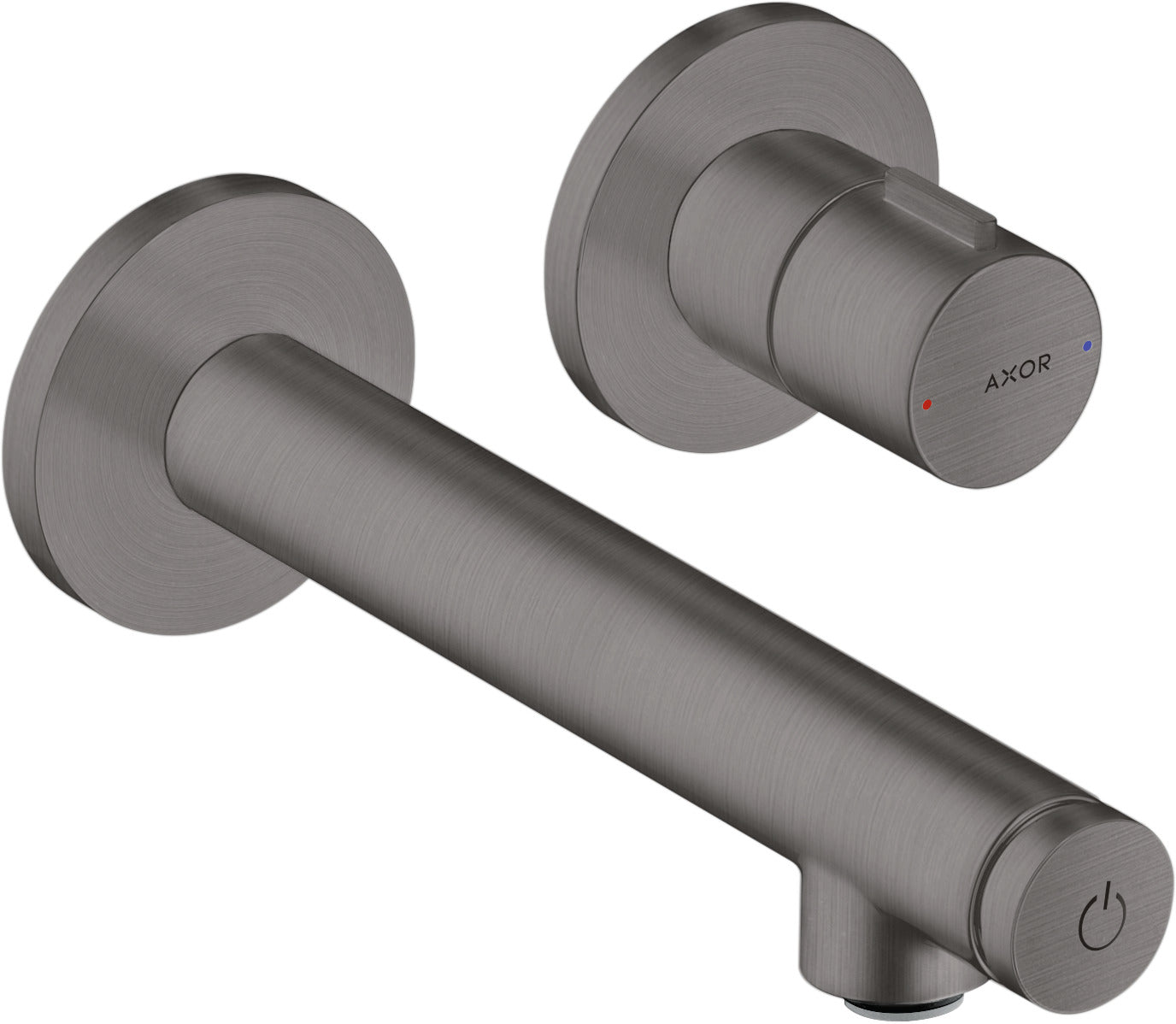 AXOR Uno Basin mixer for concealed installation wall-mounted Select with spout 158 mm