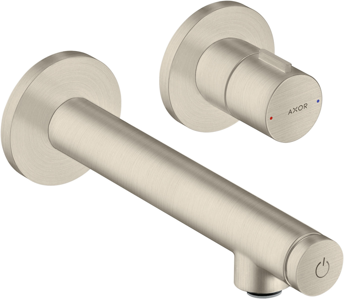 AXOR Uno Basin mixer for concealed installation wall-mounted Select with spout 158 mm