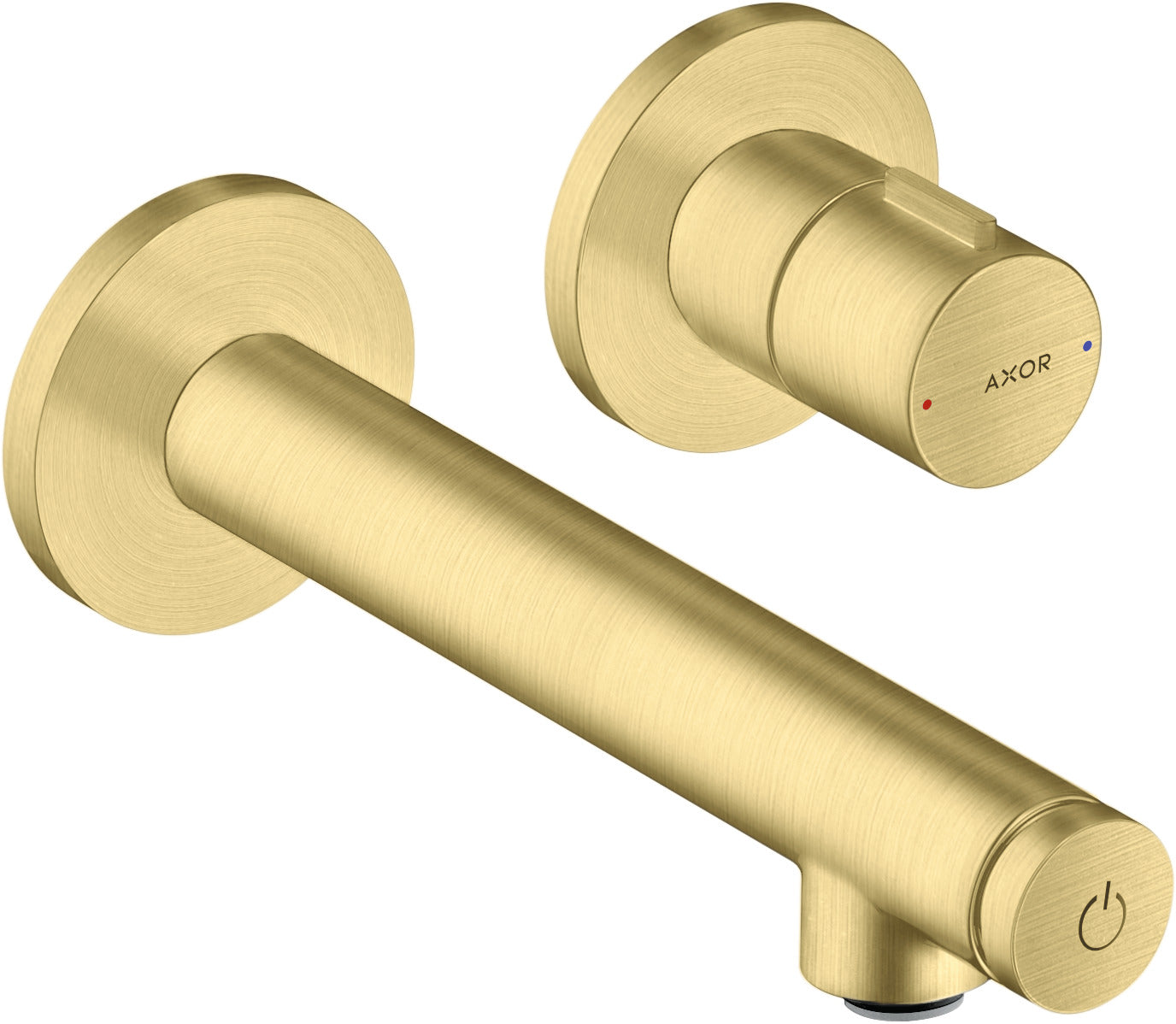 AXOR Uno Basin mixer for concealed installation wall-mounted Select with spout 158 mm