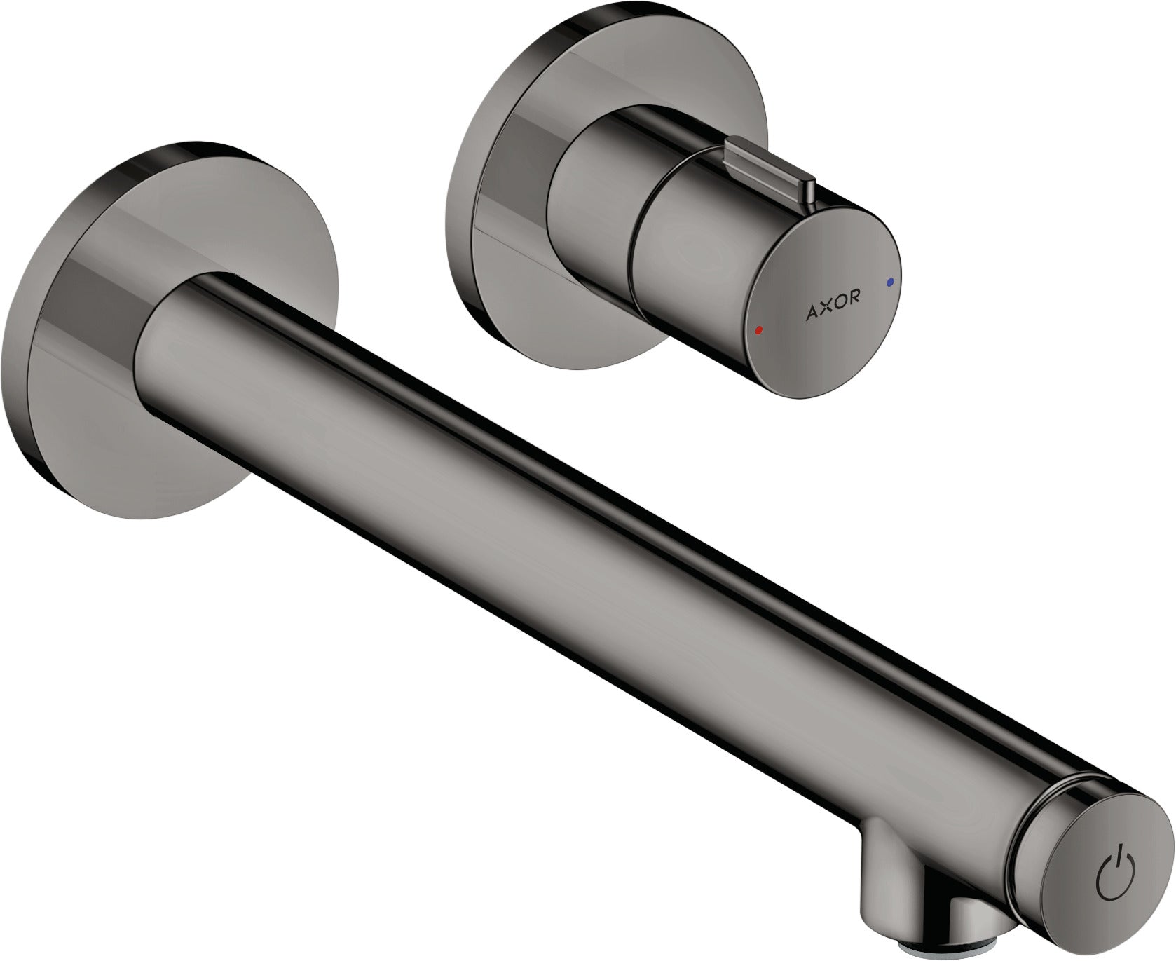 AXOR Uno Basin mixer for concealed installation wall-mounted Select with spout 221 mm