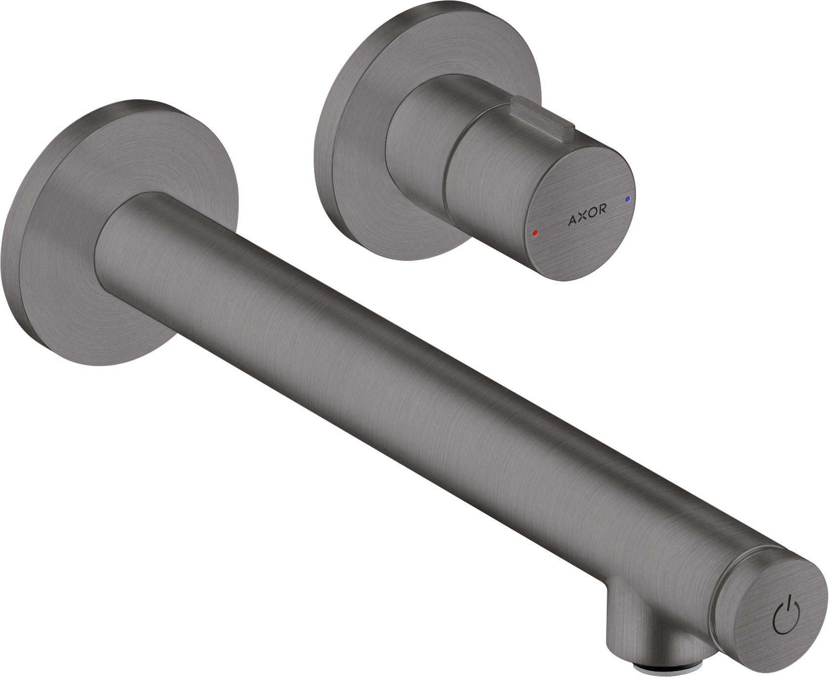 AXOR Uno Basin mixer for concealed installation wall-mounted Select with spout 221 mm