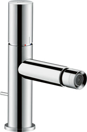 AXOR Uno Single lever bidet mixer with zero handle and pop-up waste