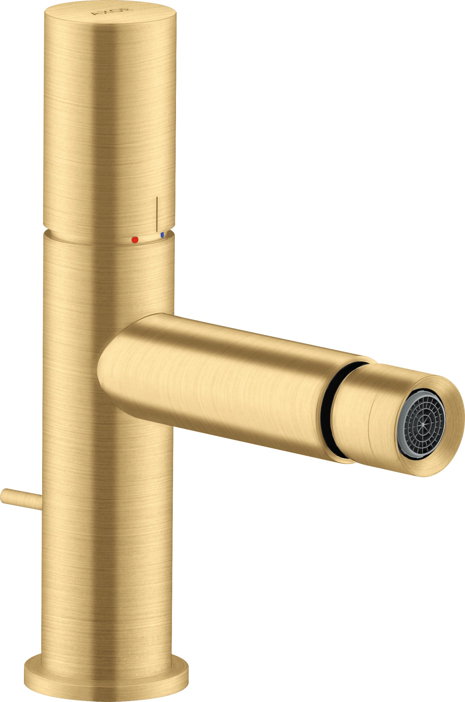 AXOR Uno Single lever bidet mixer with zero handle and pop-up waste