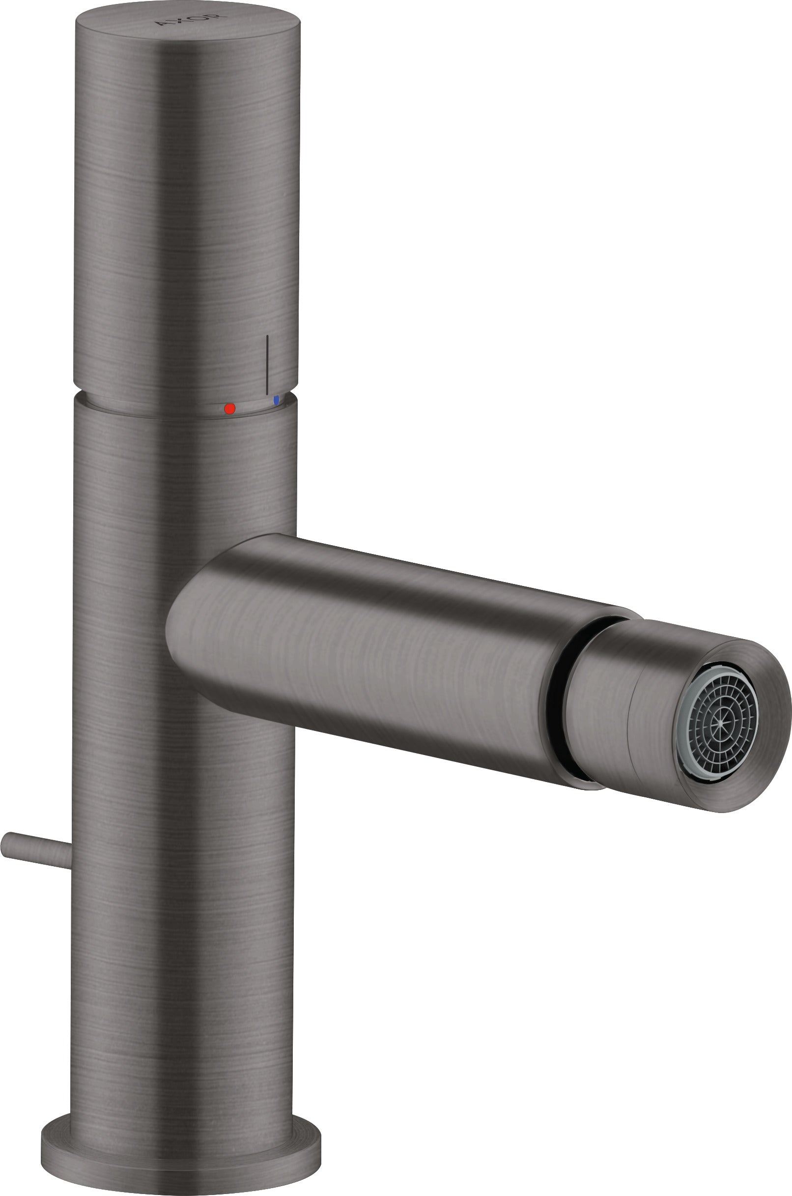 AXOR Uno Single lever bidet mixer with zero handle and pop-up waste