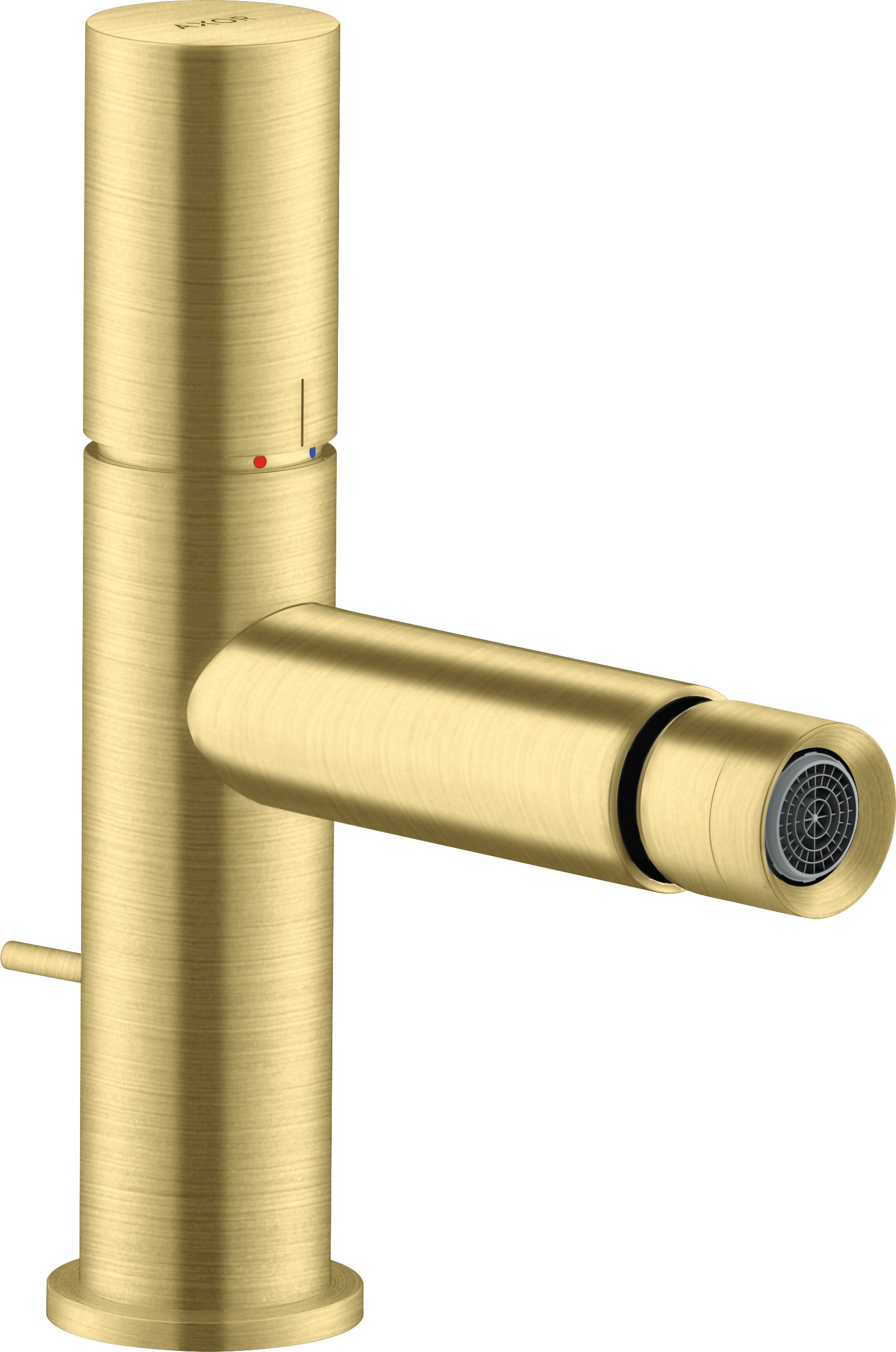 AXOR Uno Single lever bidet mixer with zero handle and pop-up waste