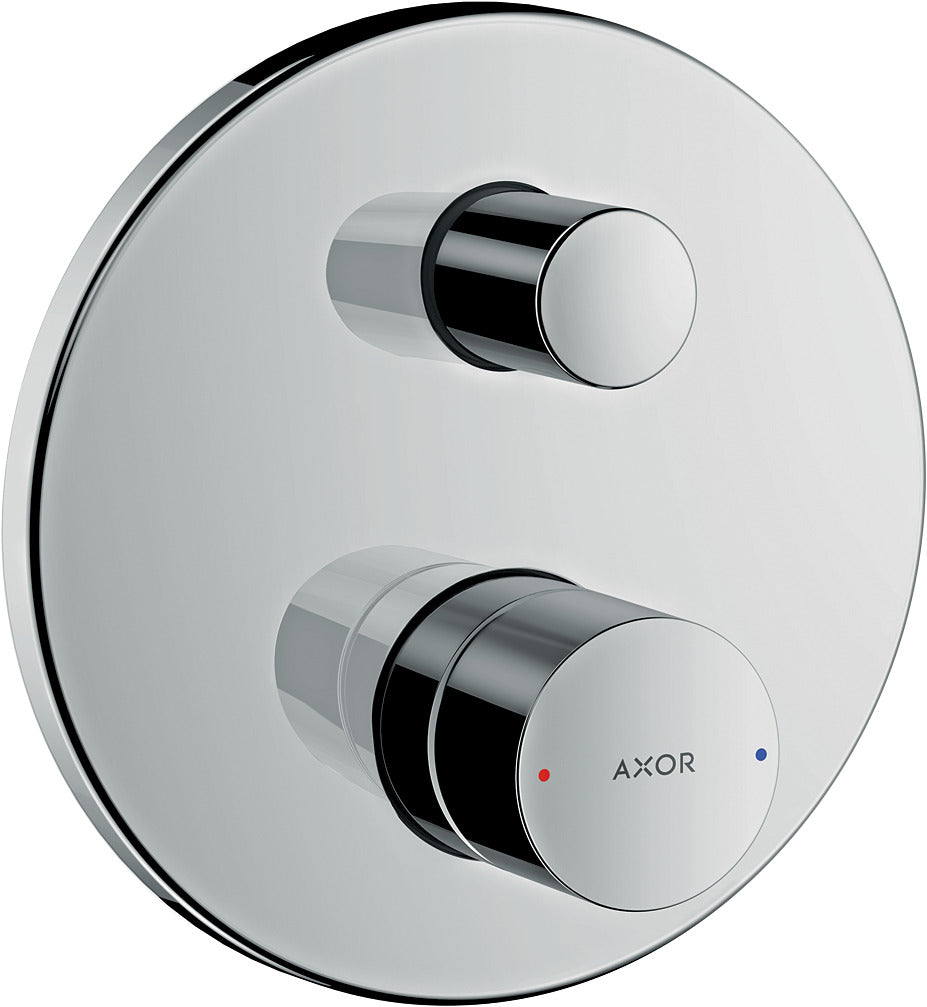AXOR Uno Single lever manual bath mixer for concealed installation with zero handle and integrated backflow prevention