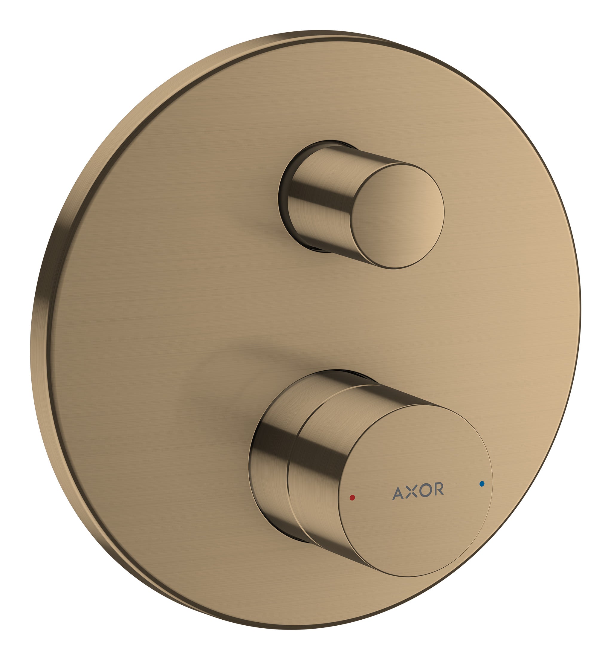 AXOR Uno Single lever manual bath mixer for concealed installation with zero handle and integrated backflow prevention