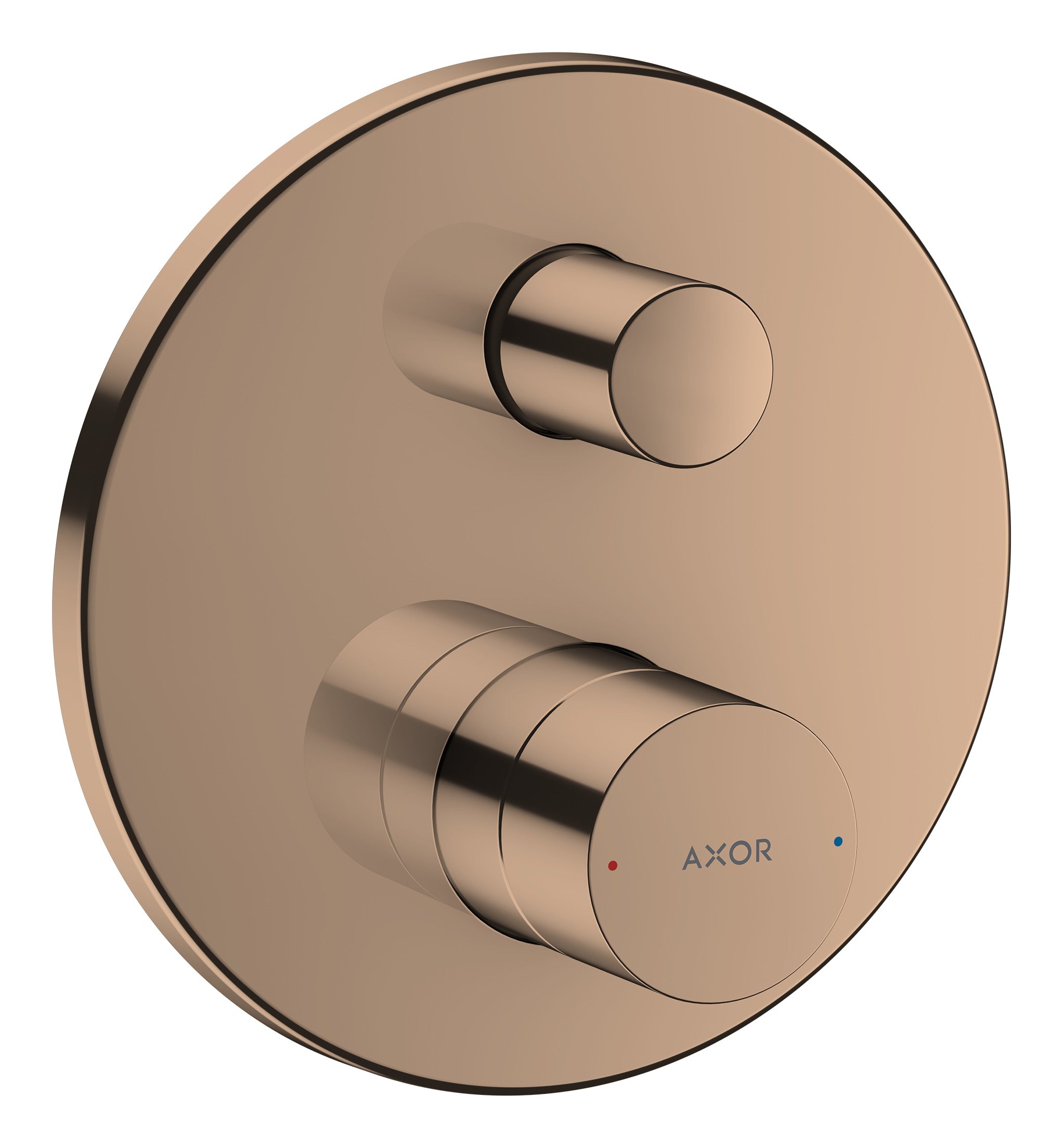 AXOR Uno Single lever manual bath mixer for concealed installation with zero handle and integrated backflow prevention