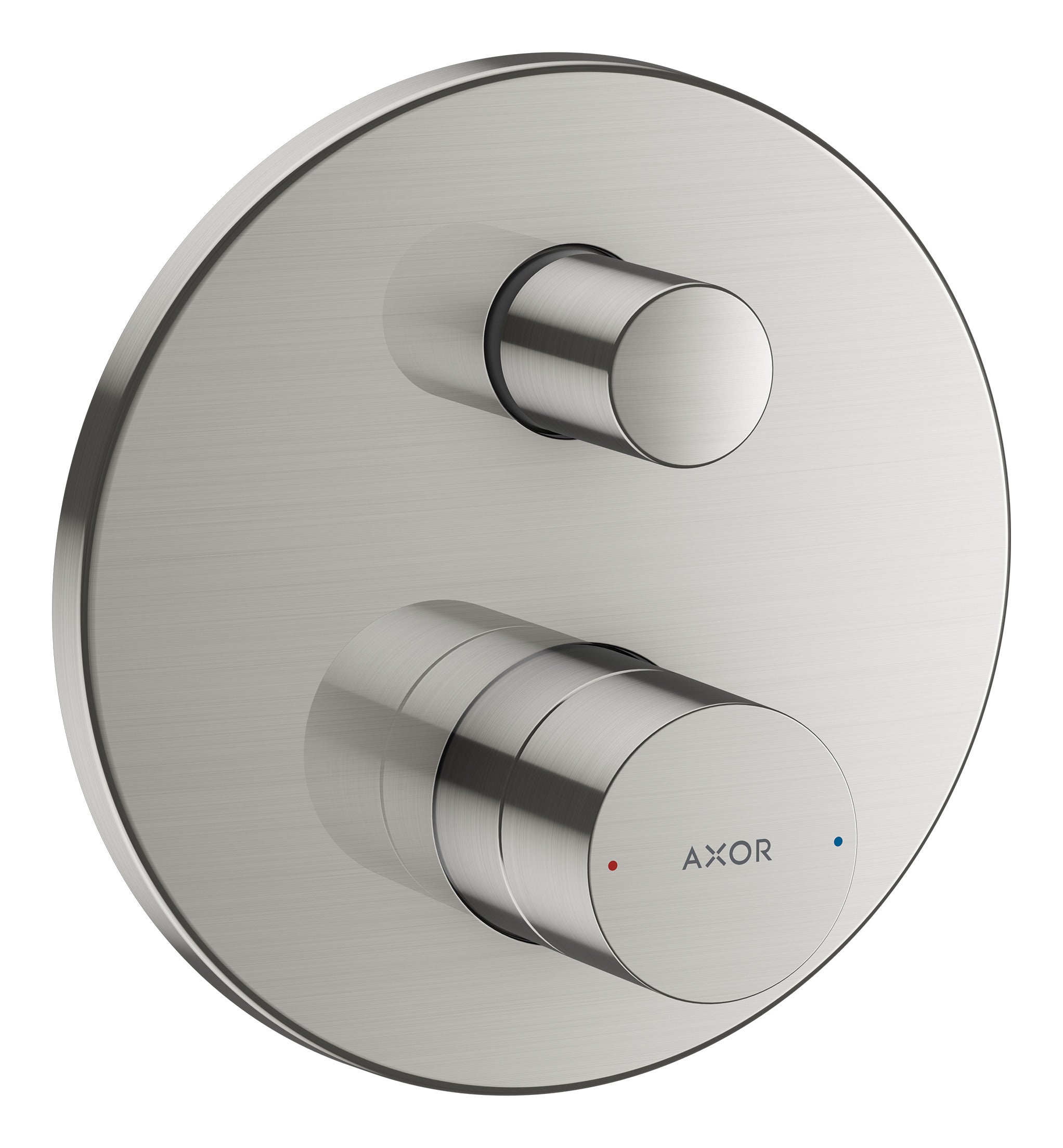 AXOR Uno Single lever manual bath mixer for concealed installation with zero handle and integrated backflow prevention