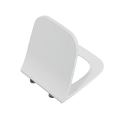 Universal Slim Soft WC Seat-DP-White-Square-Wrap quick Release