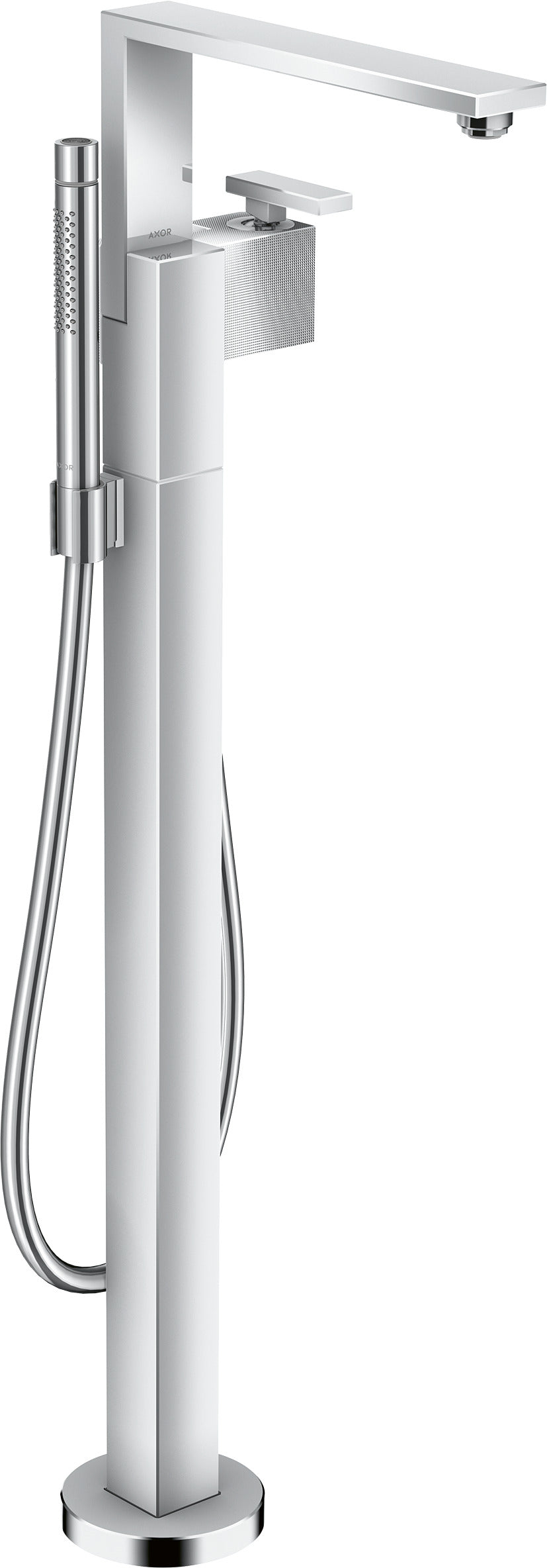AXOR Edge Single lever bath mixer floor-standing - diamond cut