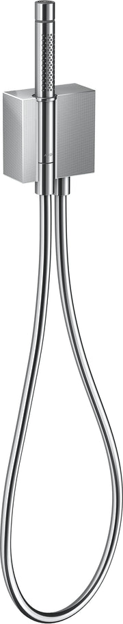 AXOR Edge Porter unit with baton hand shower 2jet and shower hose - diamond cut