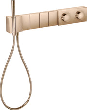AXOR Edge Thermostatic module Select 610/100 for concealed installation for 4 outlets - diamond cut