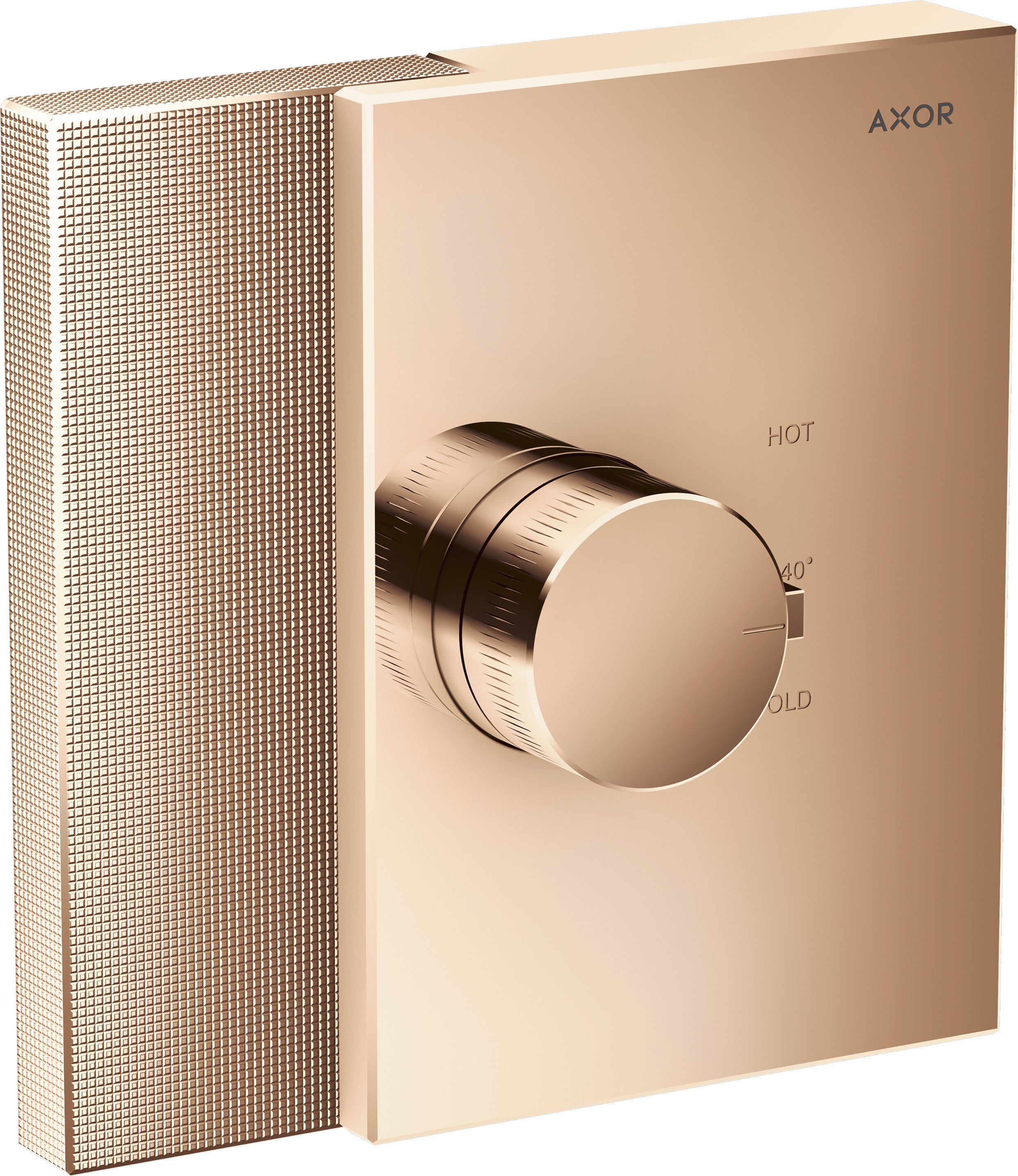 AXOR Edge Thermostatic mixer HighFlow for concealed installation - diamond cut