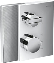 AXOR Edge Thermostatic mixer for concealed installation with shut-off / diverter valve - diamond cut