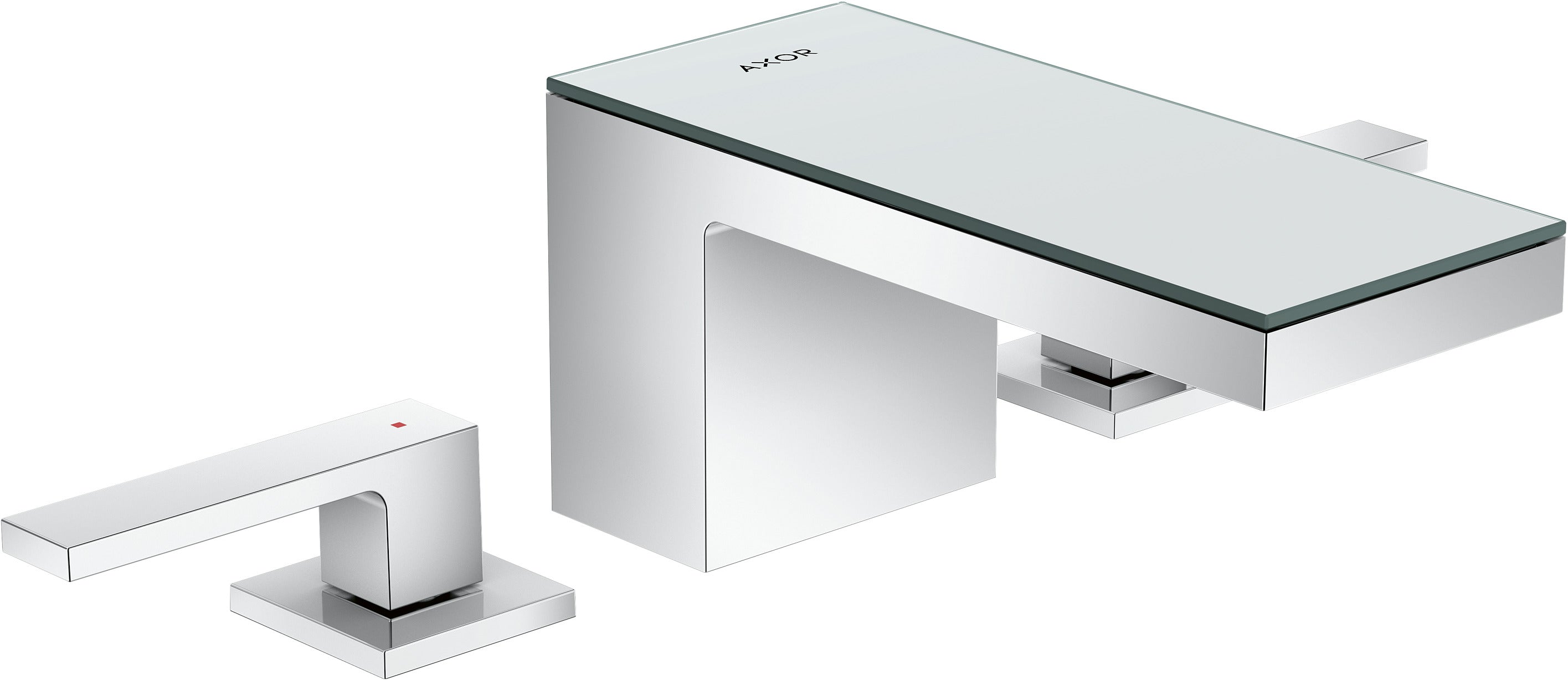 AXOR MyEdition 3-hole basin mixer 70 with push-open waste without plate