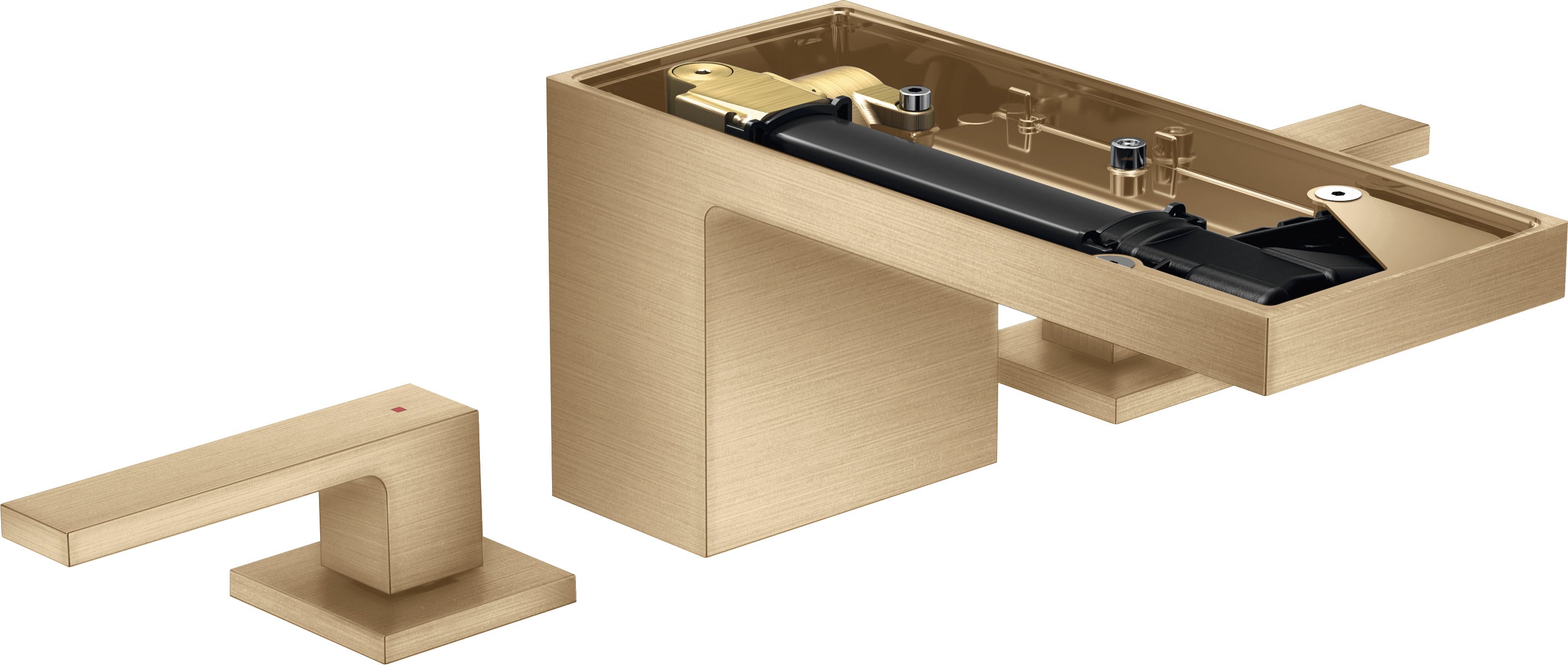 AXOR MyEdition 3-hole basin mixer 70 with push-open waste without plate
