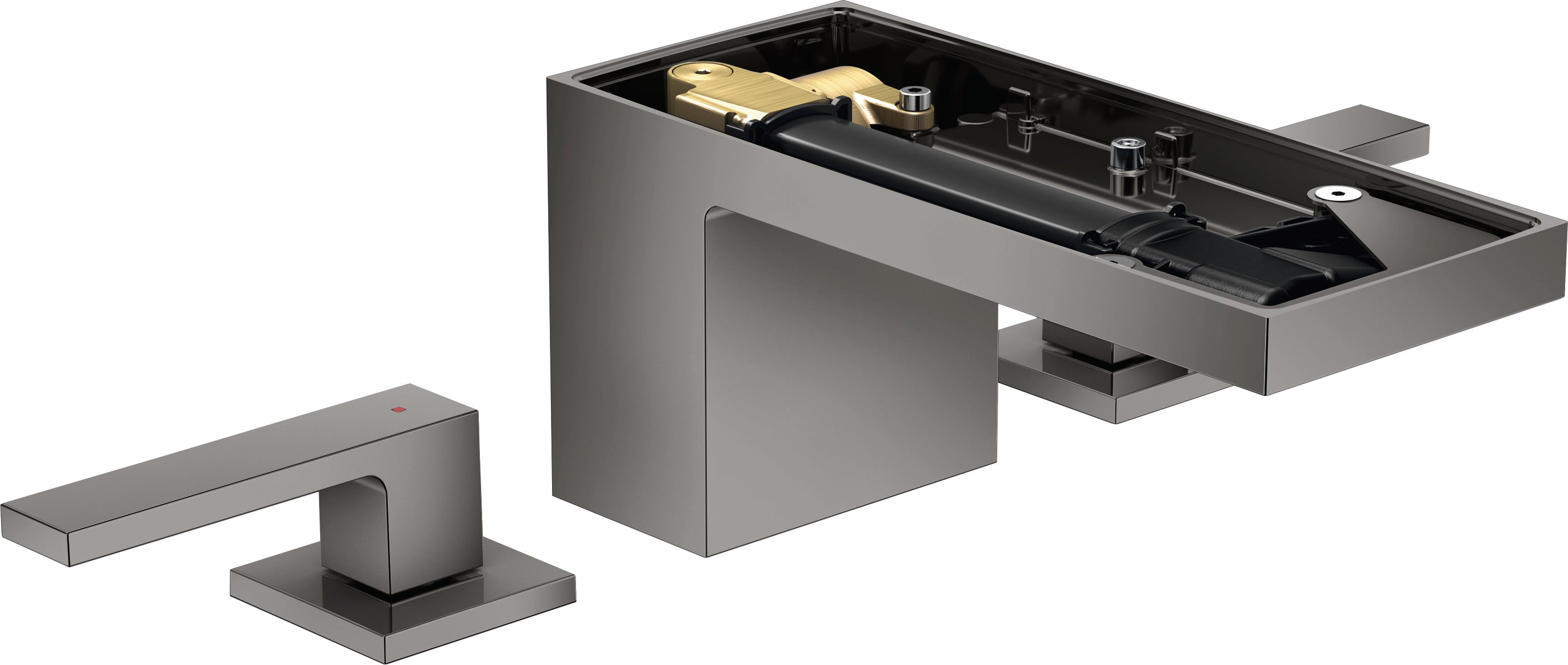 AXOR MyEdition 3-hole basin mixer 70 with push-open waste without plate