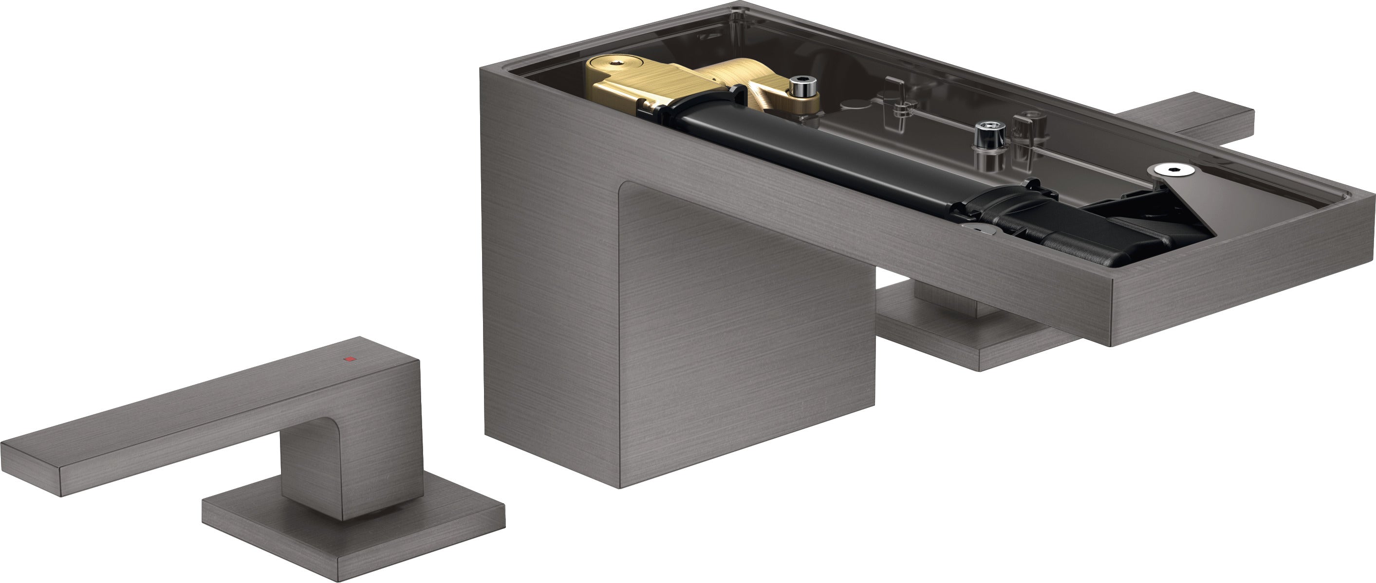 AXOR MyEdition 3-hole basin mixer 70 with push-open waste without plate
