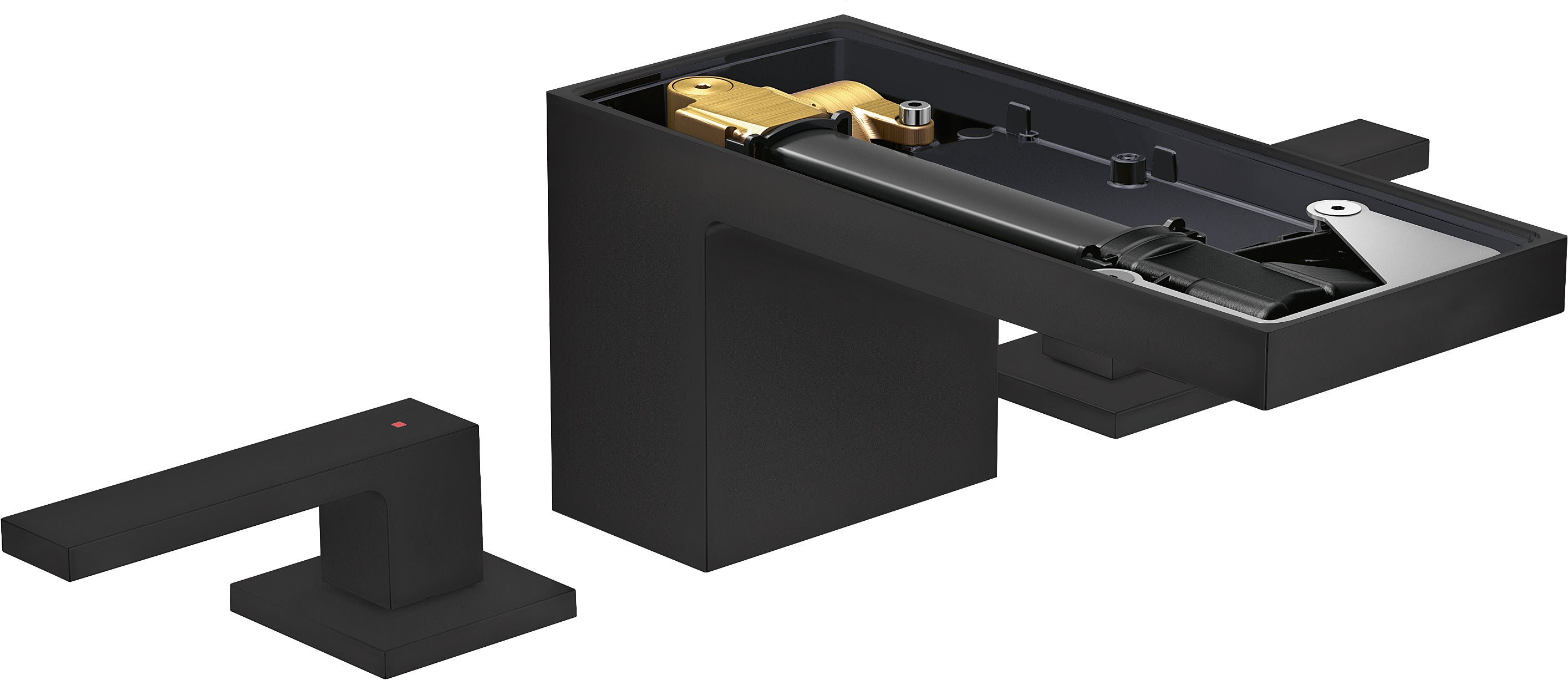 AXOR MyEdition 3-hole basin mixer 70 with push-open waste without plate
