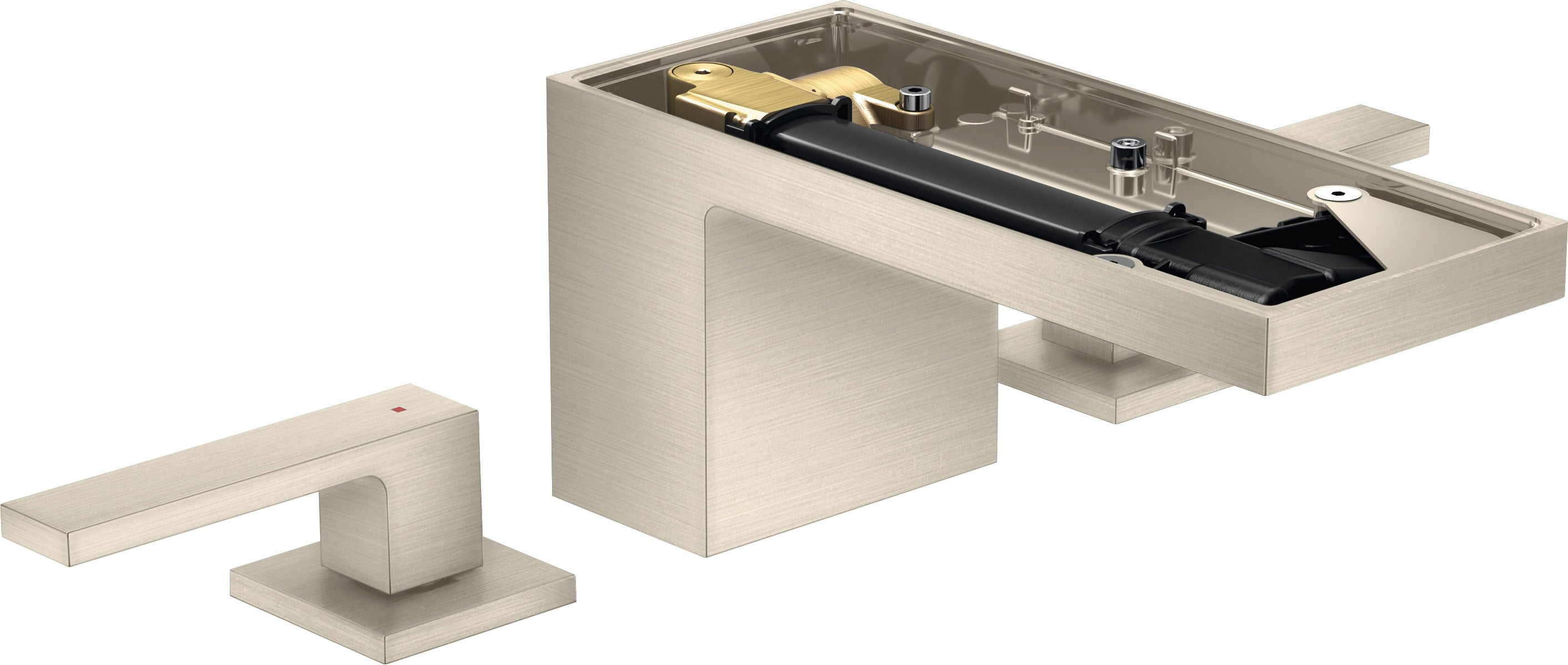 AXOR MyEdition 3-hole basin mixer 70 with push-open waste without plate