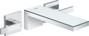 AXOR MyEdition 3-hole basin mixer for concealed installation wall-mounted with spout 221 mm, lever handles, without plate