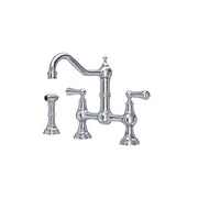 THE PROVENCE COLLECTION Bridge sink mixer with rinse