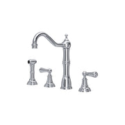 THE PROVENCE COLLECTION Widespread sink mixer with rinse