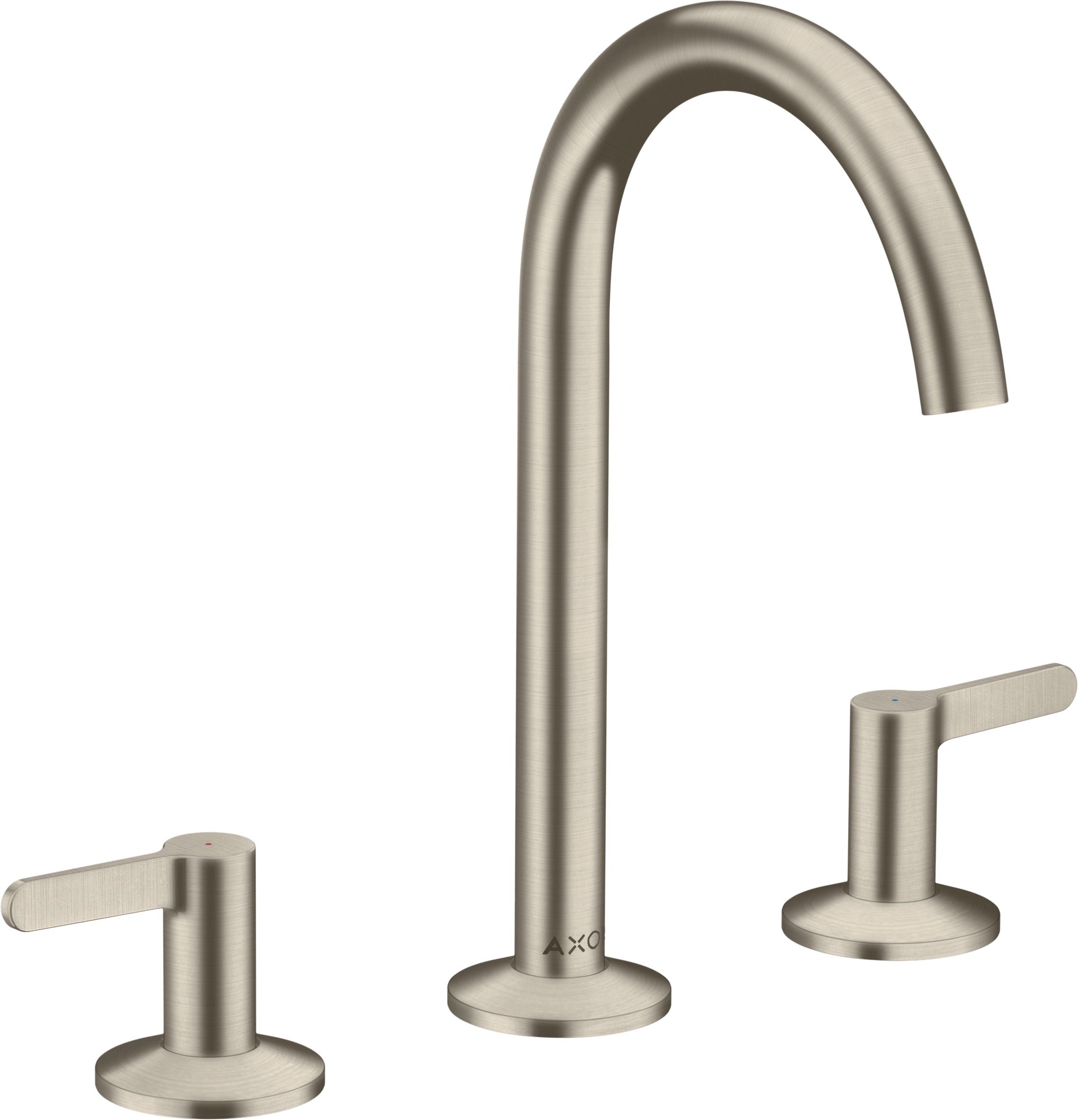 AXOR One 3-hole basin mixer 170 with lever handles and push-open waste set