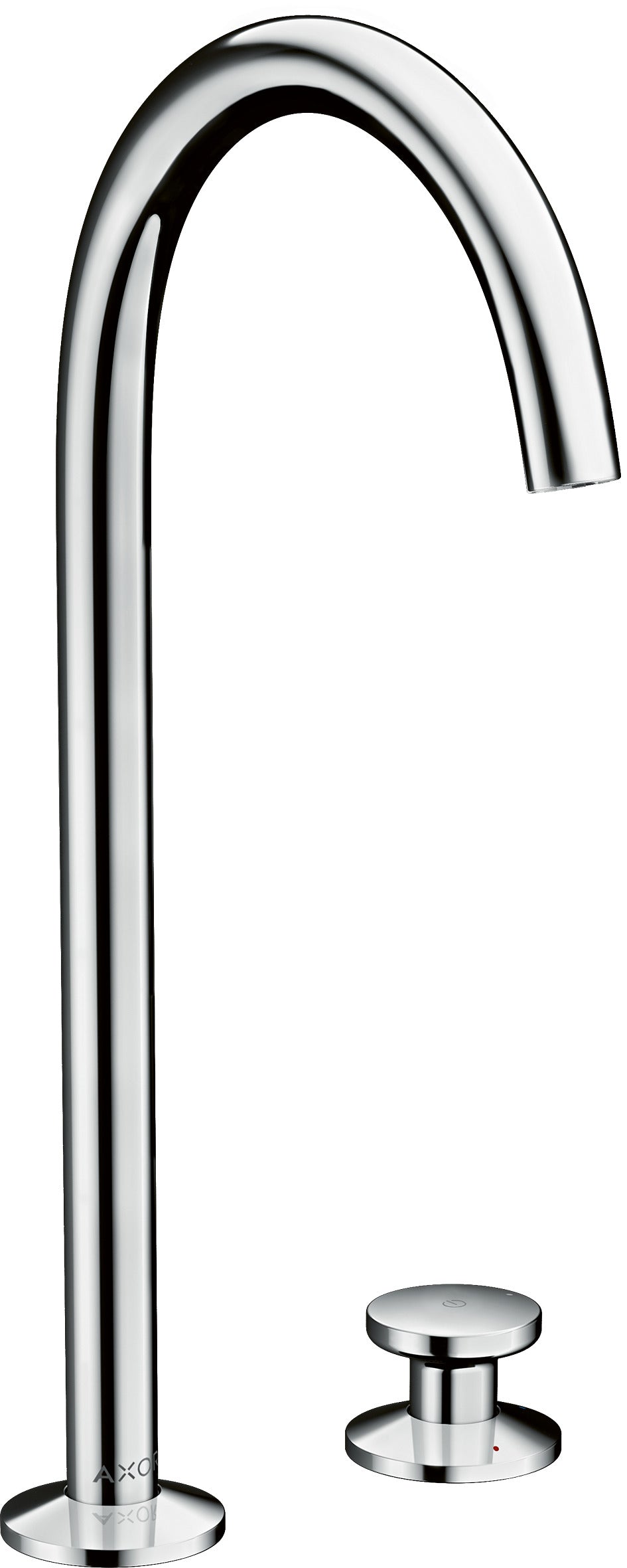 AXOR One 2-hole basin mixer Select 260 with push-open waste set