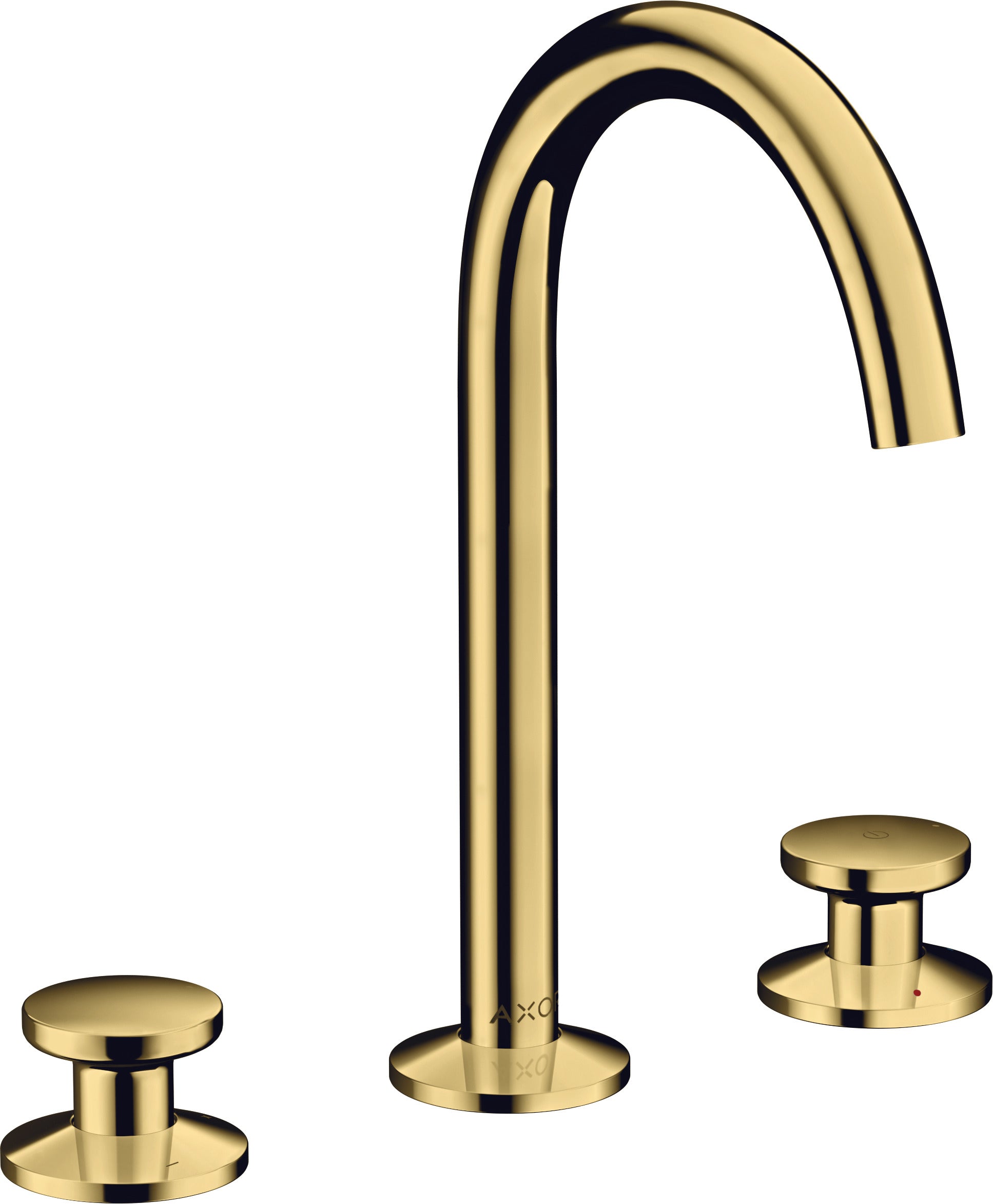 AXOR One 3-hole basin mixer Select 170 with push-open waste set