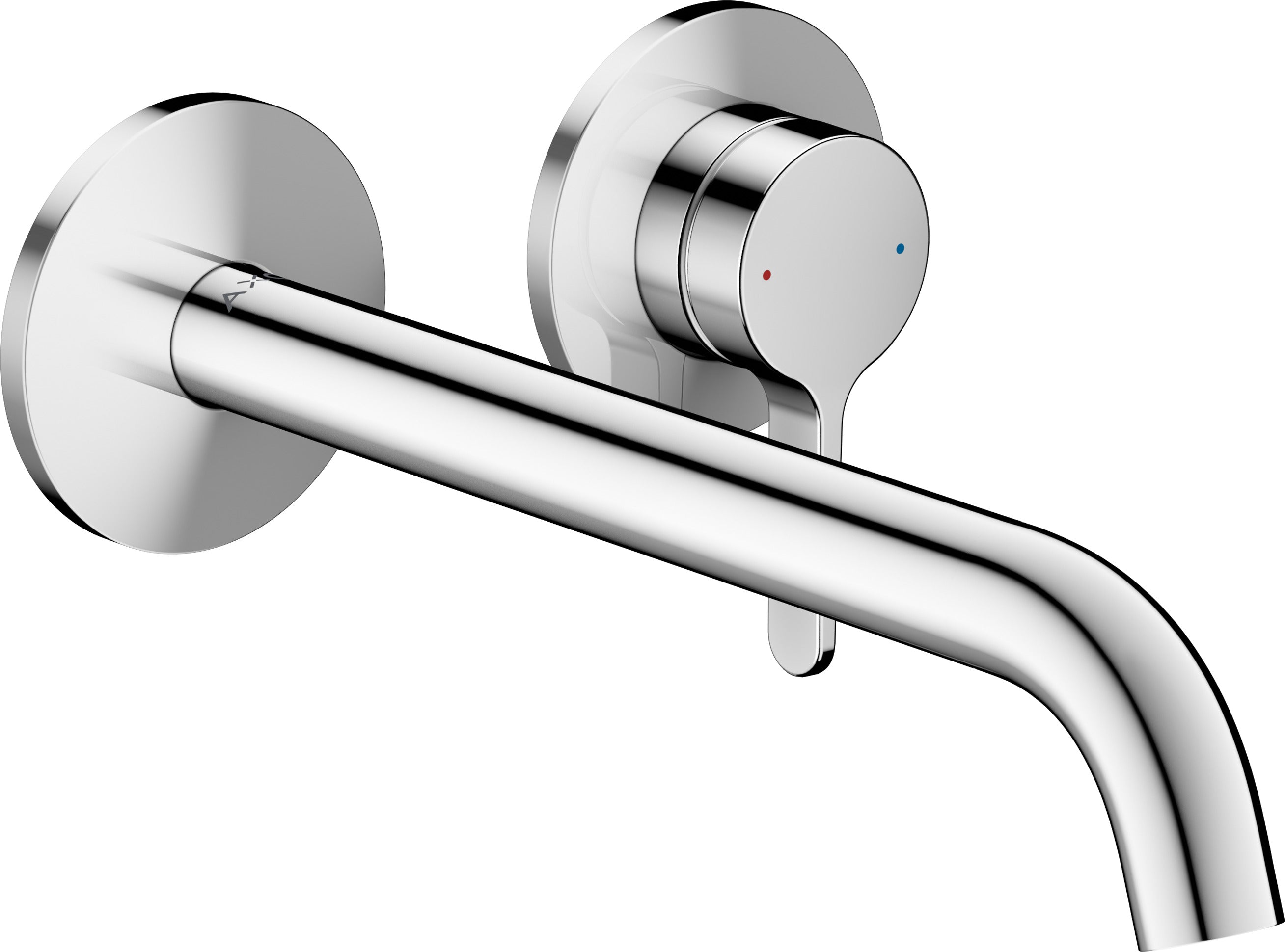 AXOR One Single lever basin mixer for concealed installation wall-mounted with lever handle and spout 220 mm