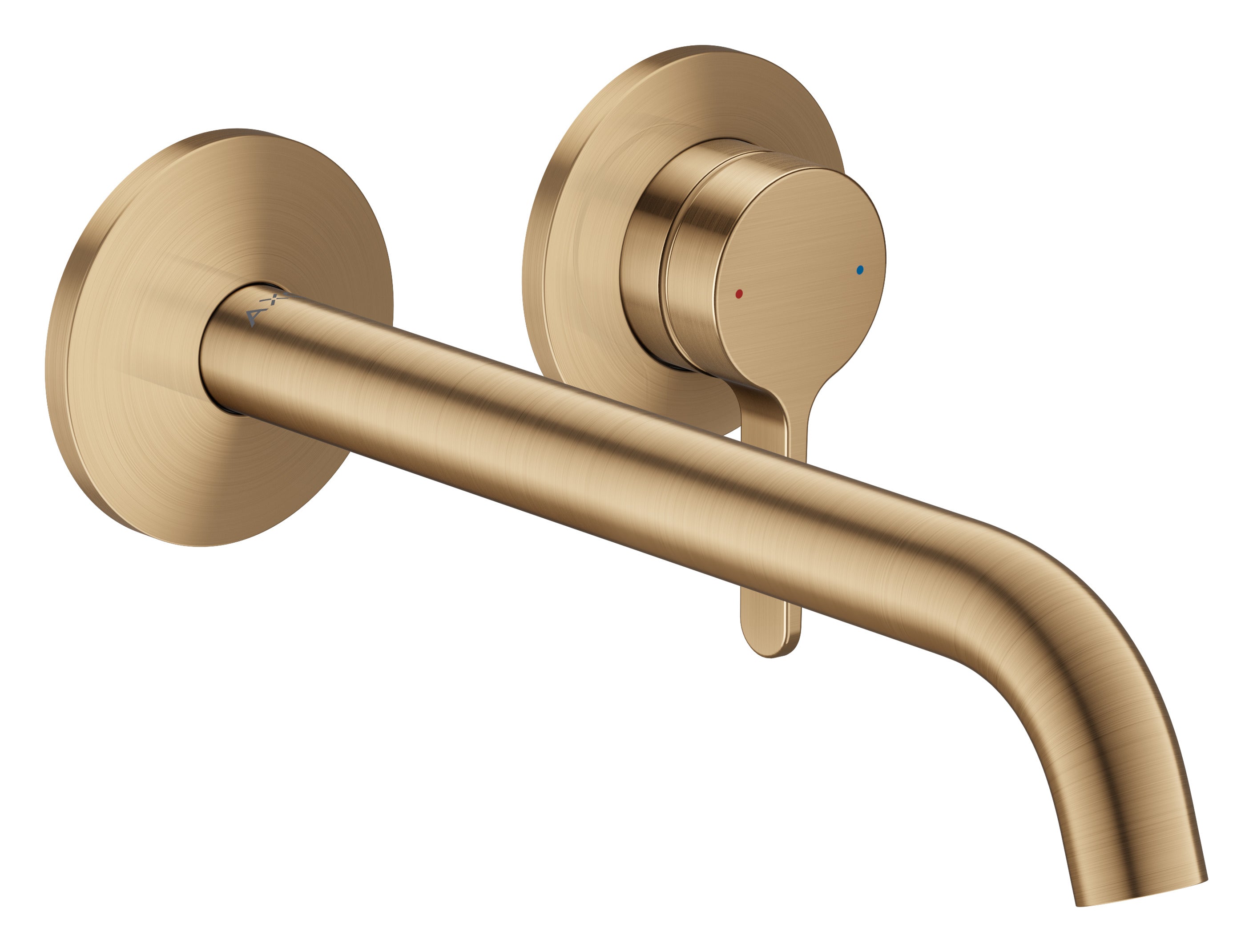 AXOR One Single lever basin mixer for concealed installation wall-mounted with lever handle and spout 220 mm