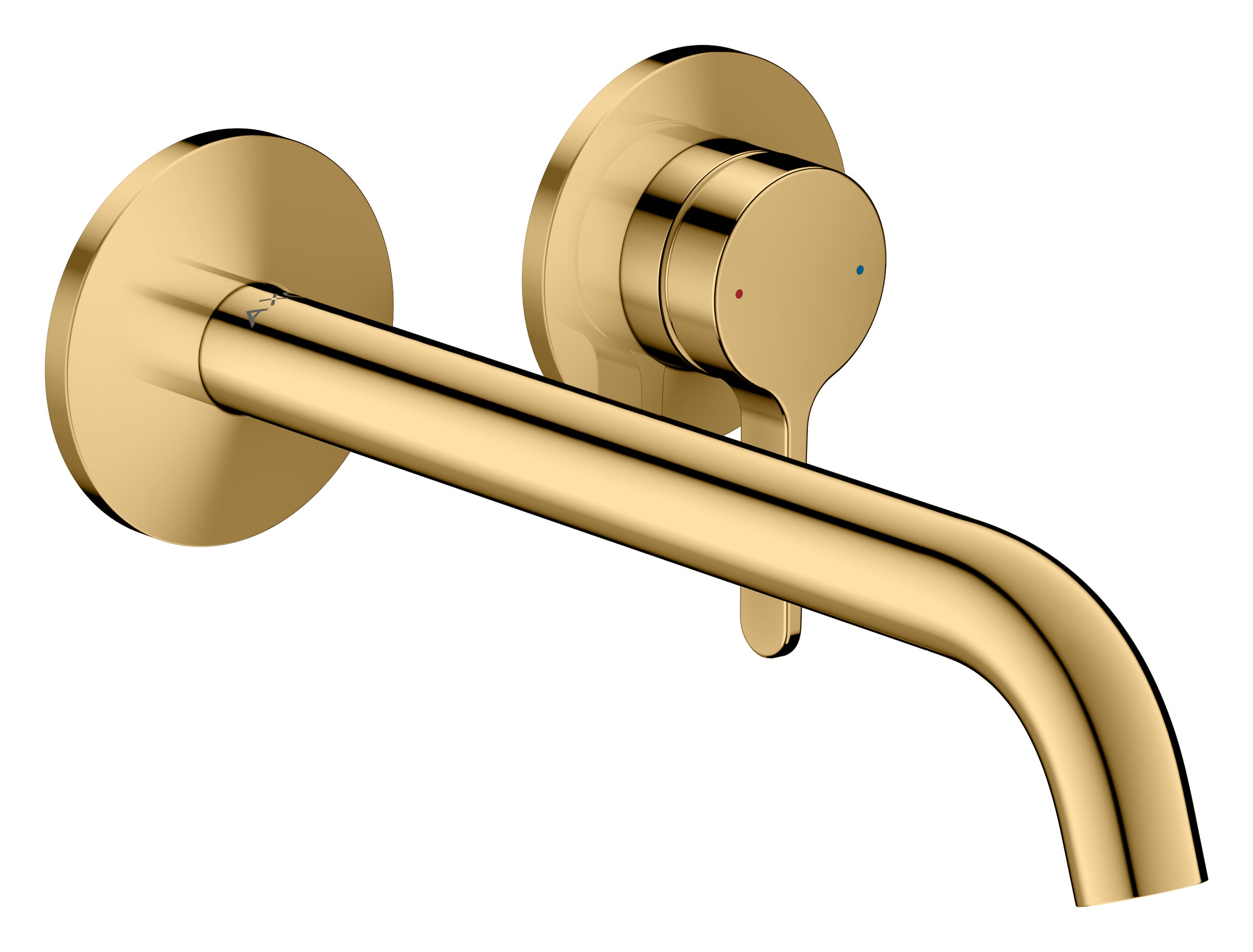 AXOR One Single lever basin mixer for concealed installation wall-mounted with lever handle and spout 220 mm