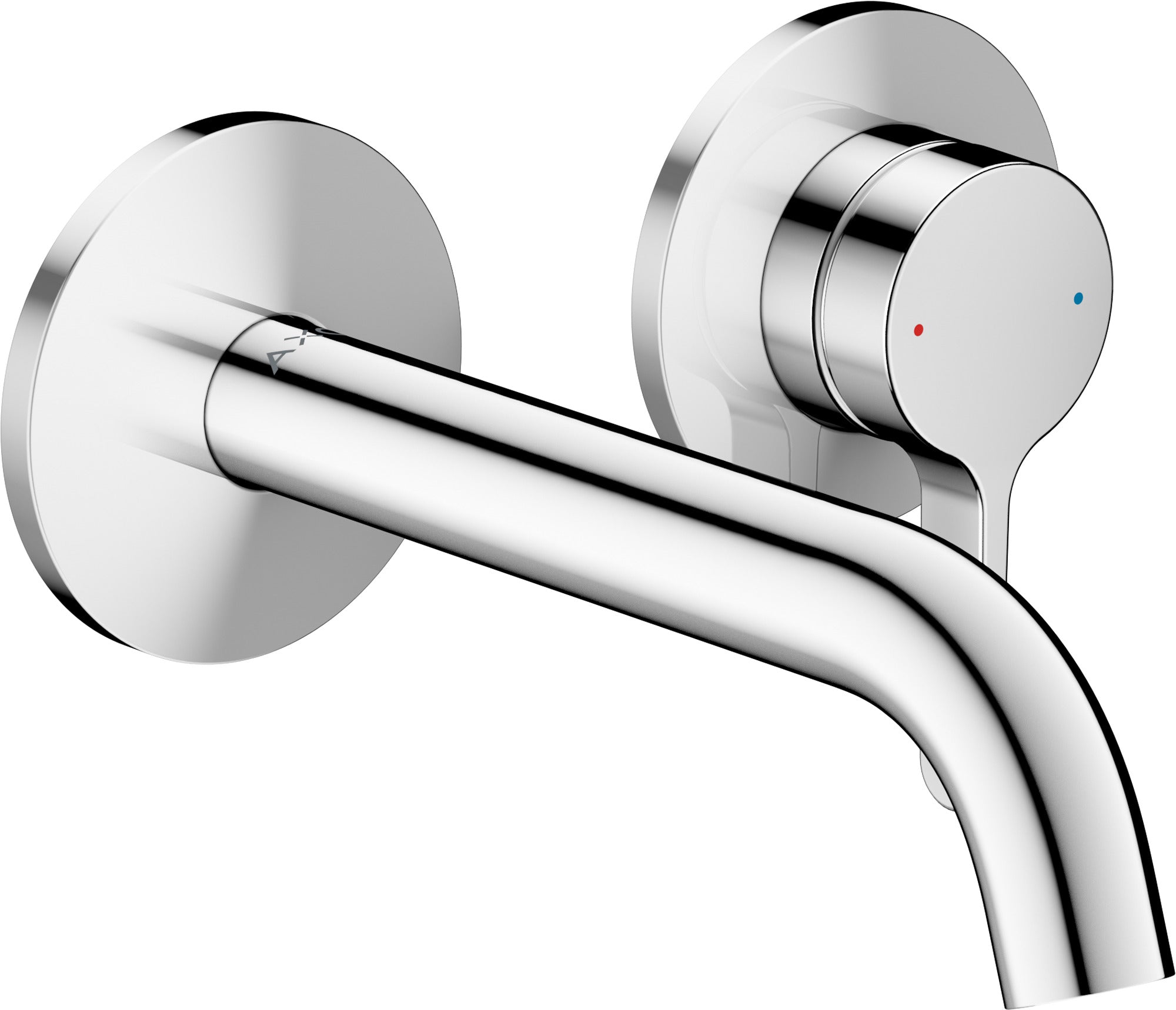 AXOR One Single lever basin mixer for concealed installation wall-mounted with lever handle and spout 160 mm