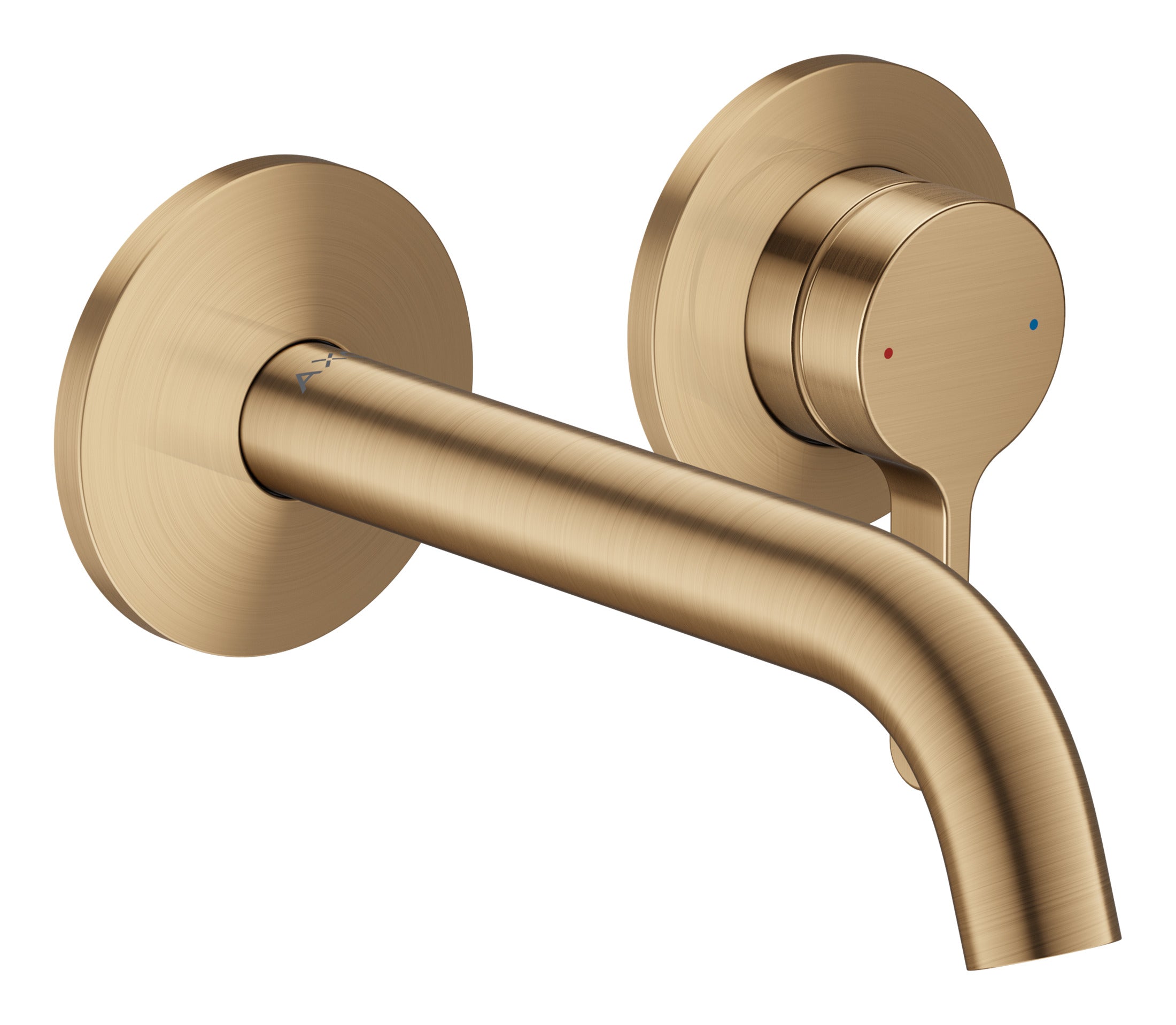 AXOR One Single lever basin mixer for concealed installation wall-mounted with lever handle and spout 160 mm