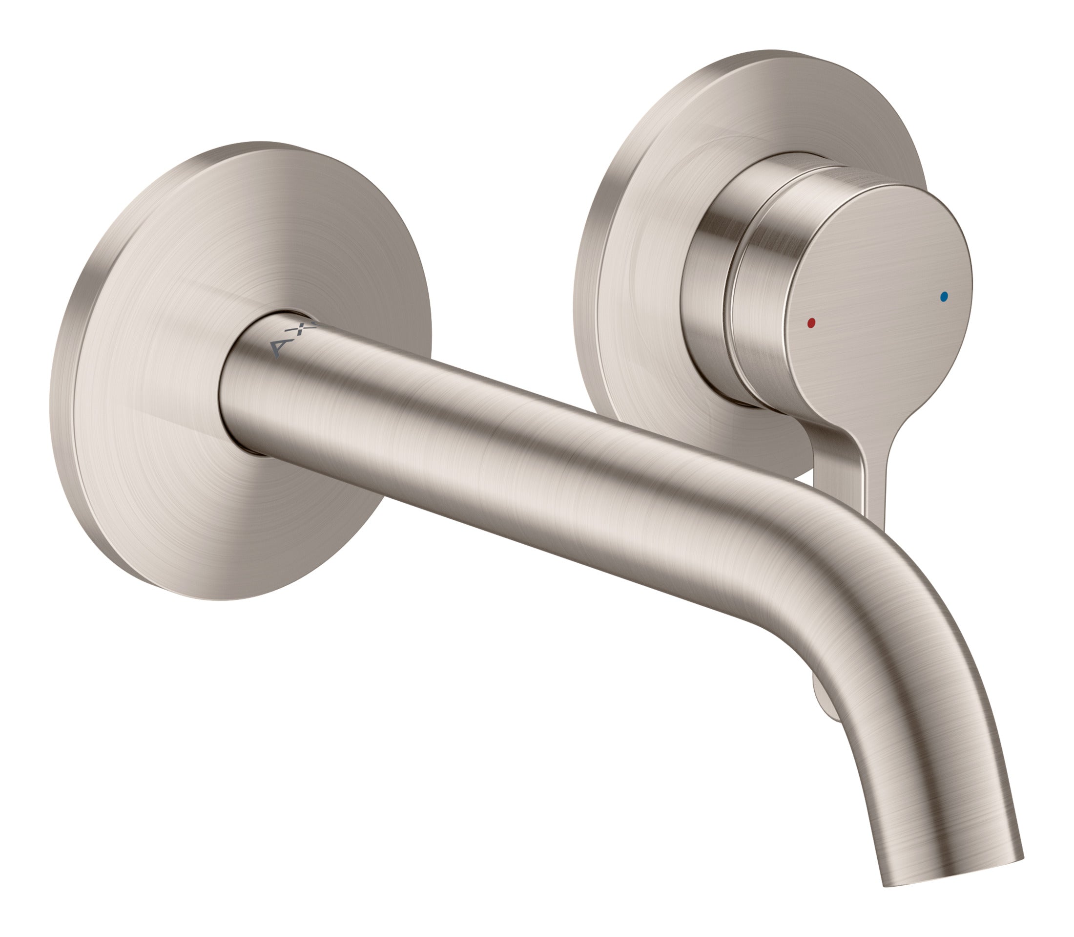 AXOR One Single lever basin mixer for concealed installation wall-mounted with lever handle and spout 160 mm