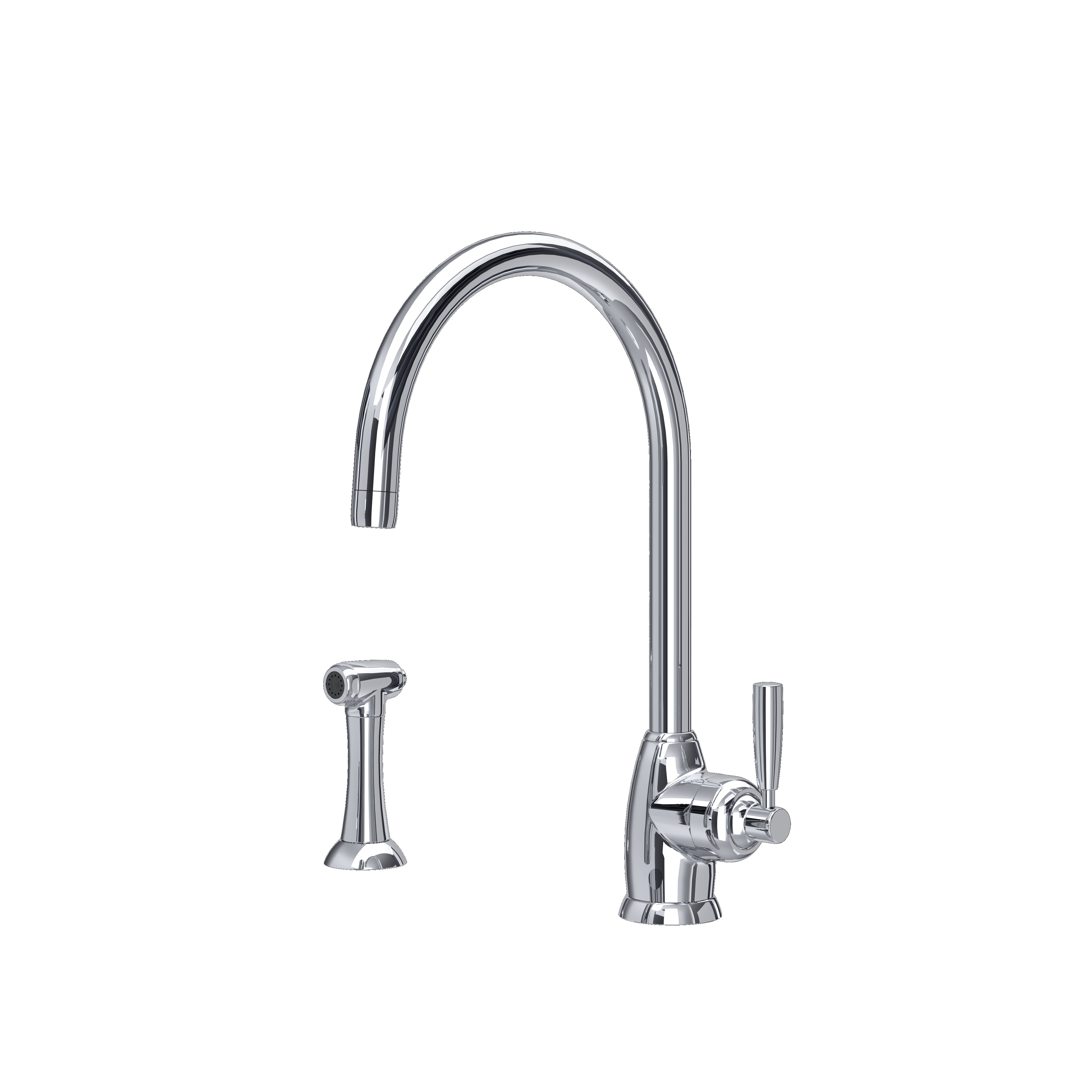 THE LANGBOURNE COLLECTION Monobloc sink mixer with rinse