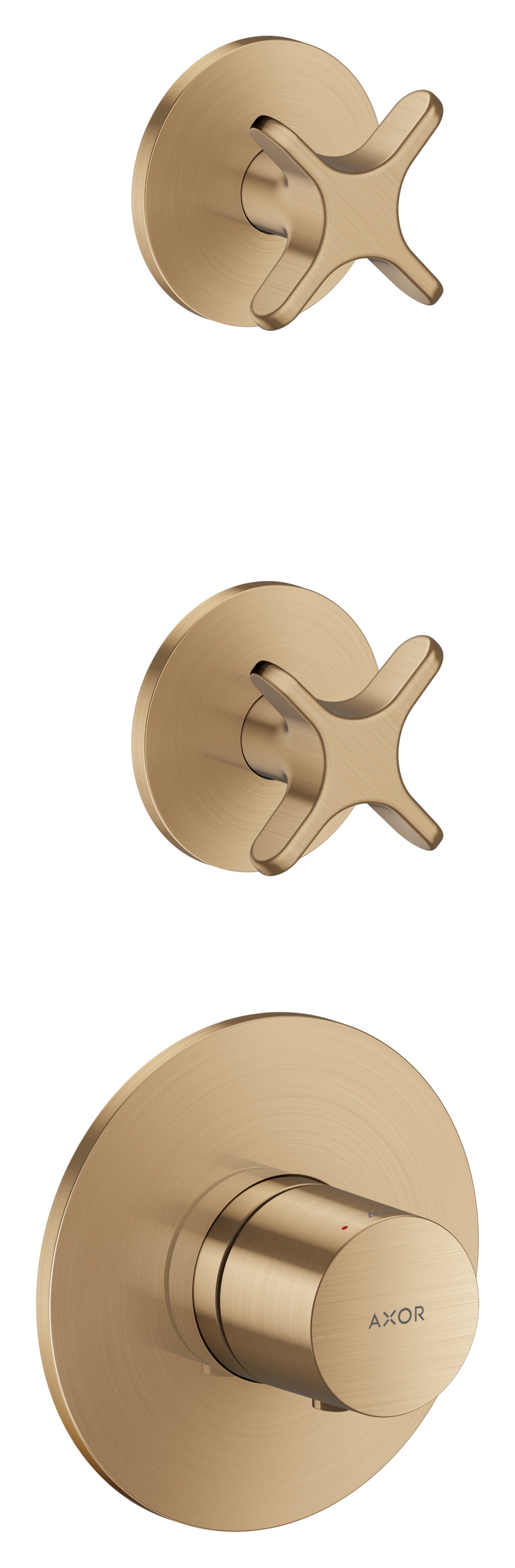 AXOR One Thermostatic module for concealed installation for 2 functions with cross handle