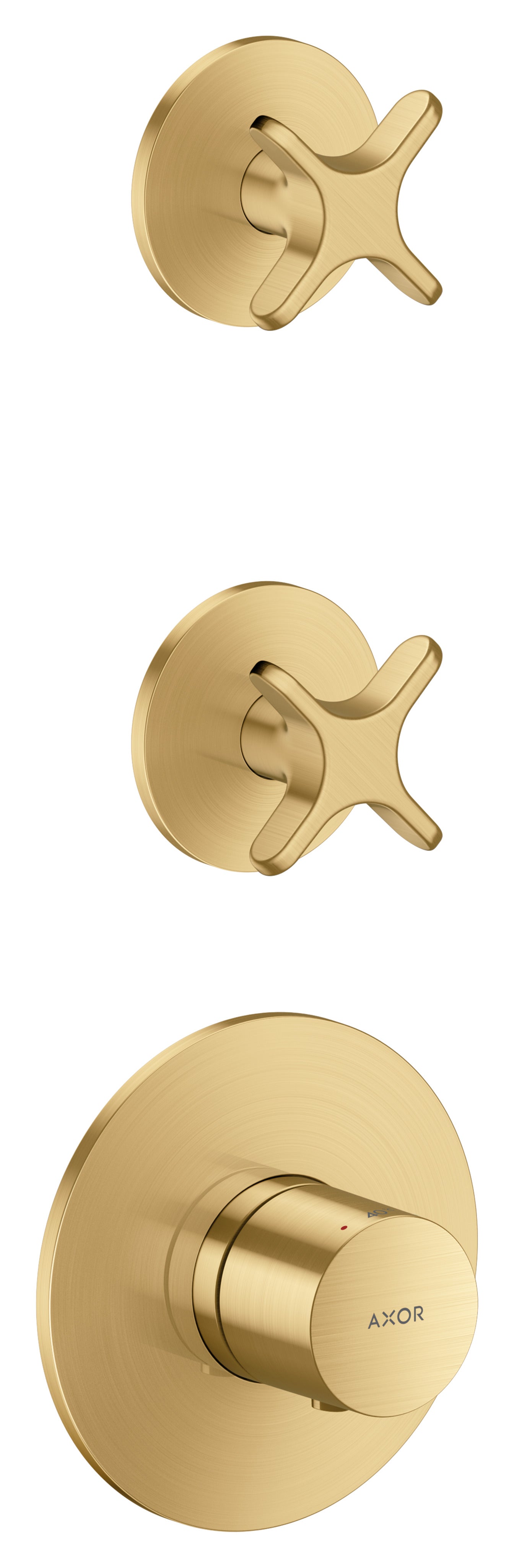 AXOR One Thermostatic module for concealed installation for 2 functions with cross handle