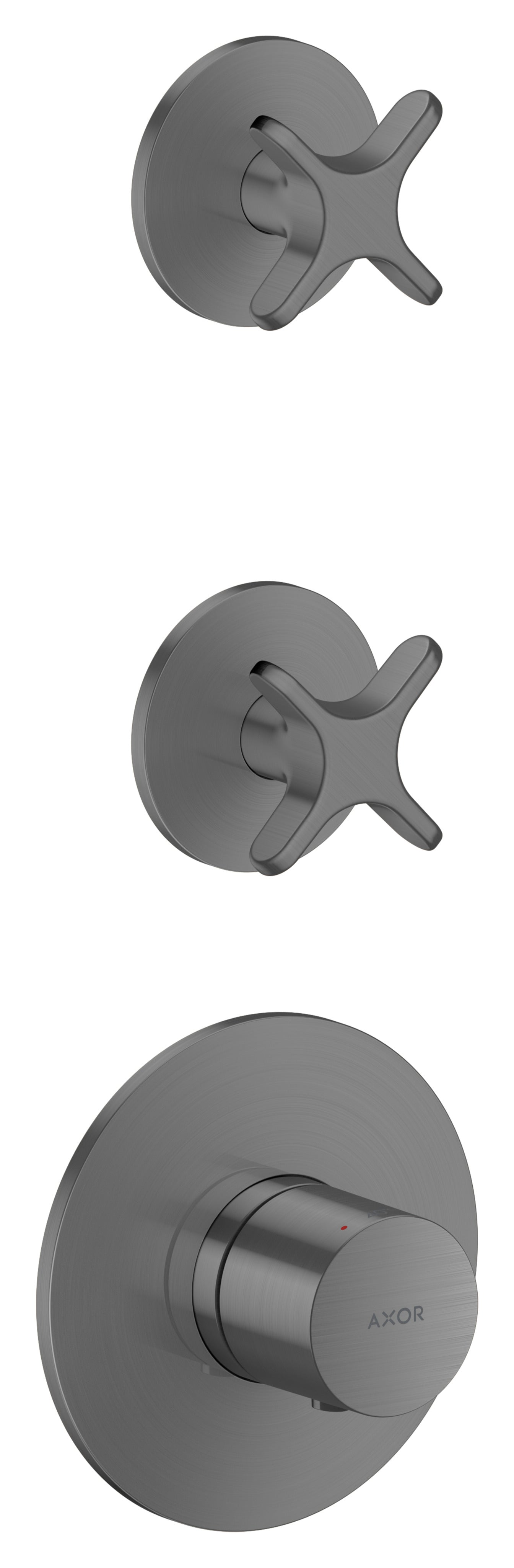 AXOR One Thermostatic module for concealed installation for 2 functions with cross handle