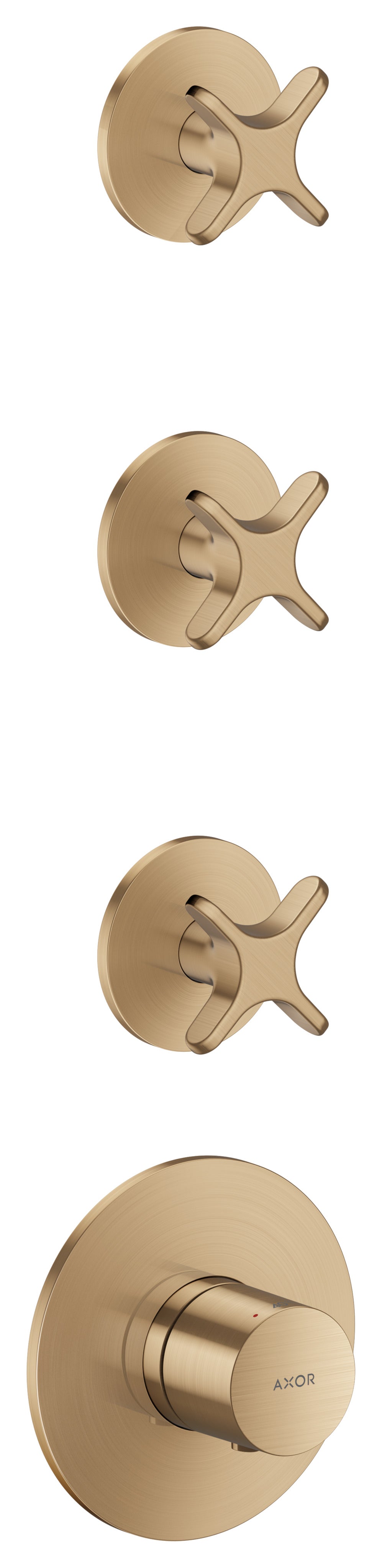AXOR One Thermostatic module for concealed installation for 3 functions with cross handle