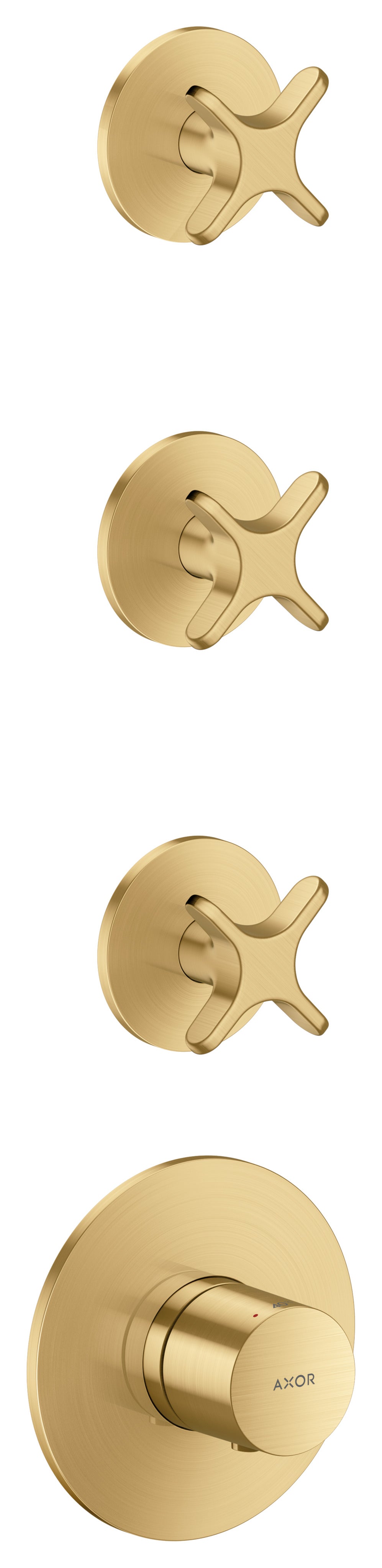 AXOR One Thermostatic module for concealed installation for 3 functions with cross handle