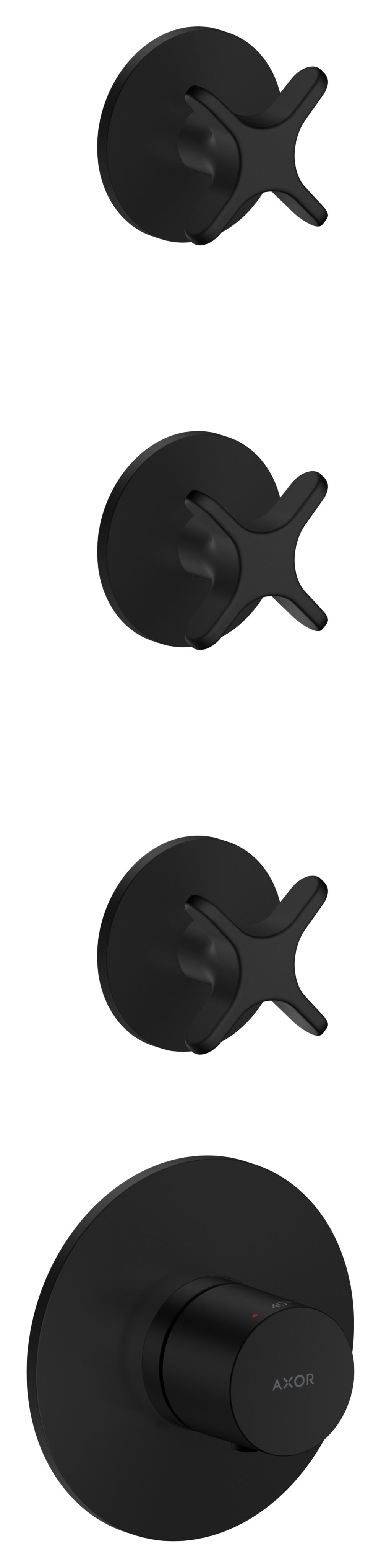 AXOR One Thermostatic module for concealed installation for 3 functions with cross handle