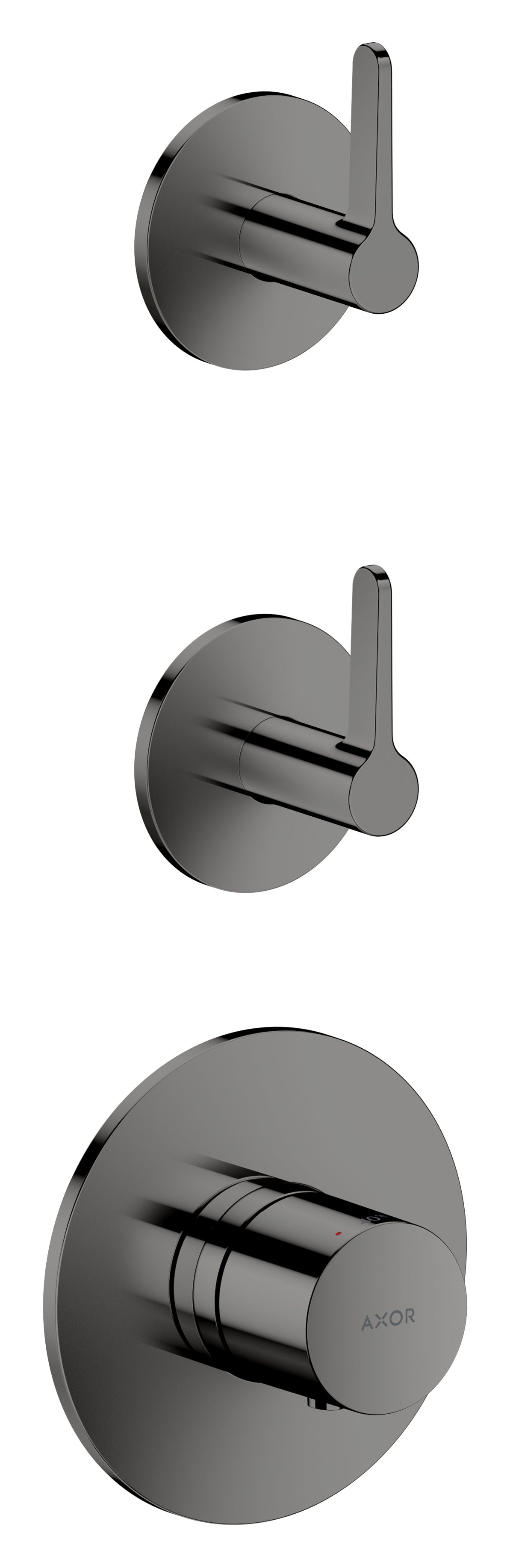 AXOR One Thermostatic module for concealed installation for 2 functions with lever handle