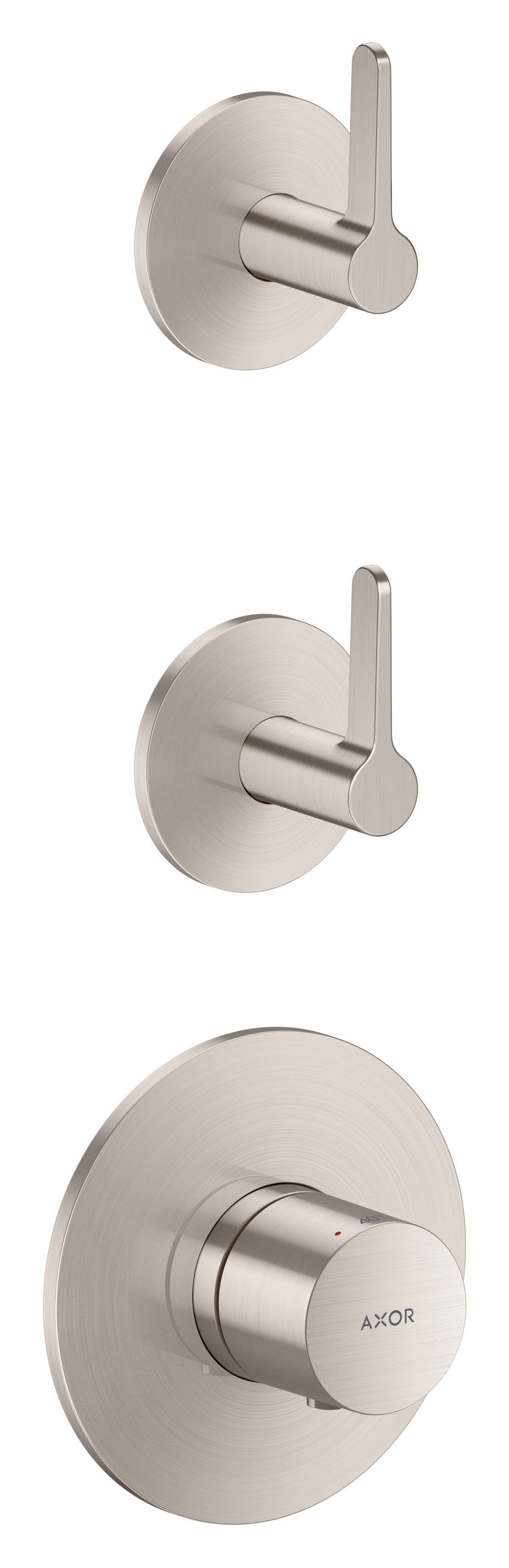 AXOR One Thermostatic module for concealed installation for 2 functions with lever handle